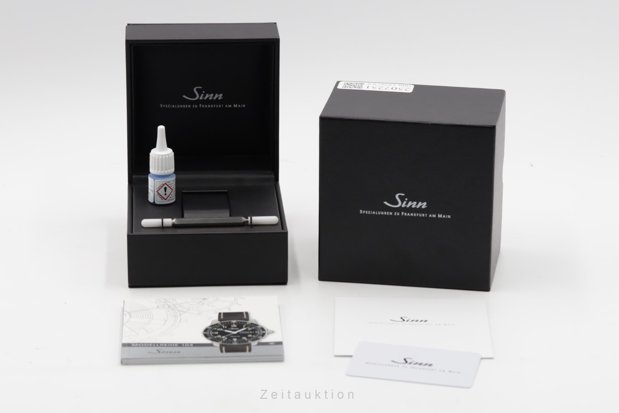 Sinn 104ST acero automático reloj para caballeros 104.012 LP: 1790EUR  [2507251]