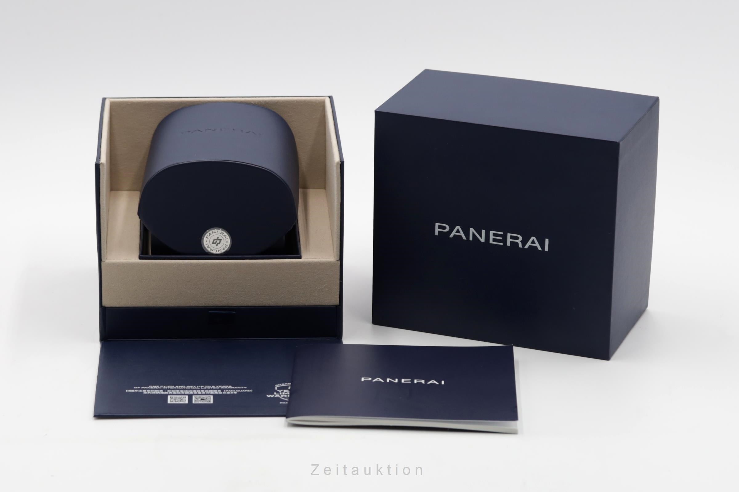 Panerai Luminor Base 8 Days Stahl Handaufzug Herrenuhr Ref. PAM00915 B&P 2023 [2507253]