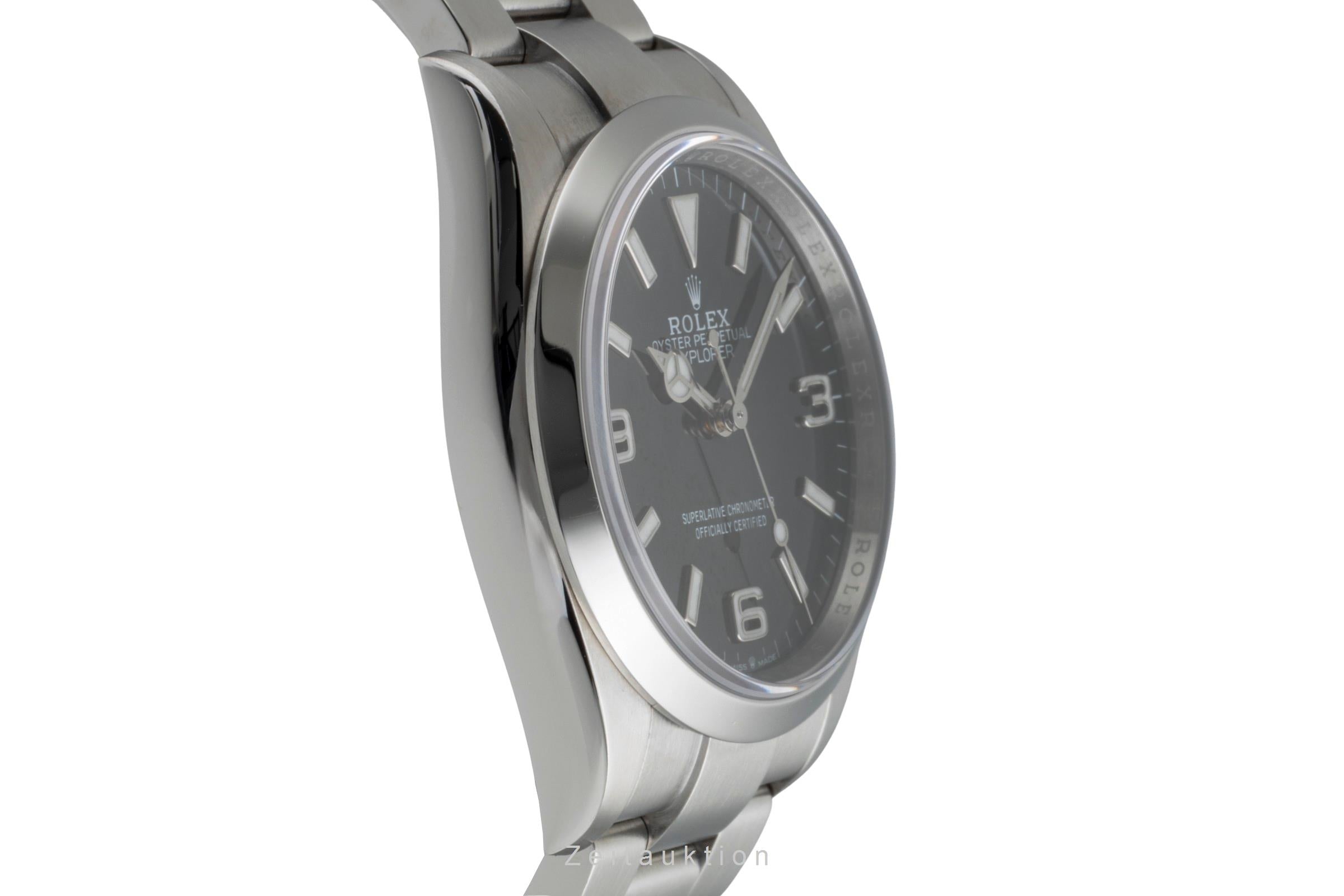 Rolex Explorer Oyster Edelstahl Automatik Herren Ref. 124270 Box & Papiere 2021 [2507254]