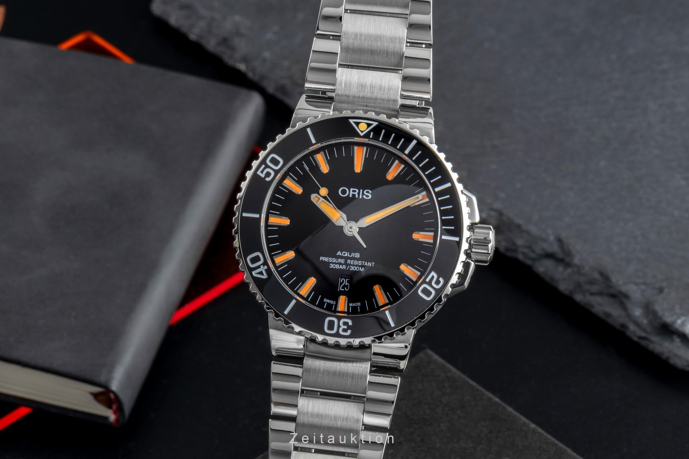 Oris Aquis Date Stahl Automatik Herrenuhr Ref. 01 733 7730 4159-07 8 24 05PEB  [2507257]