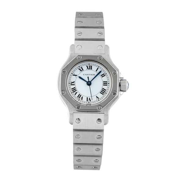 Cartier Santos steel automatic women's watch 0906  [2507270]