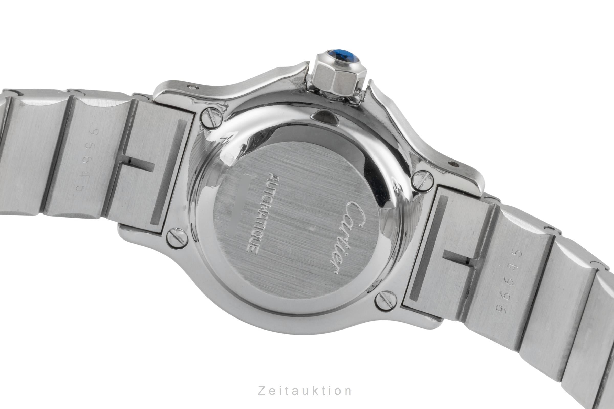 Cartier Santos steel automatic women's watch 0906  [2507270]