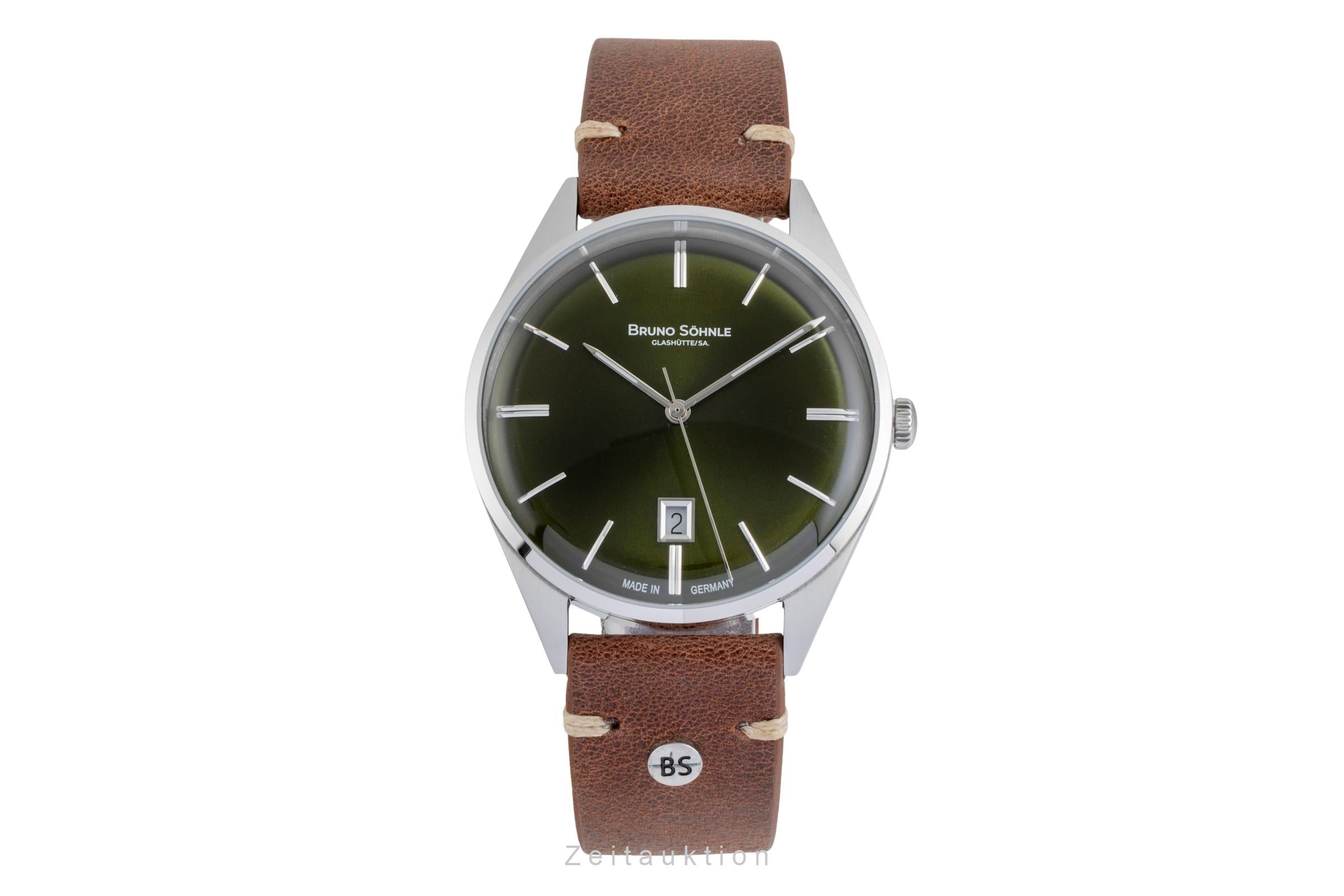 Bruno Söhnle Glashütte Merano Stahl Quarz Herrenuhr Ref. 17-13232-441 B&P NEU [2507284]