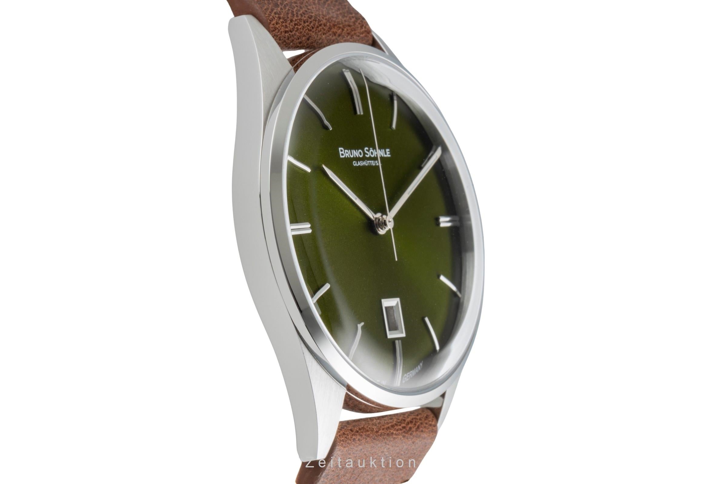 Bruno Söhnle Glashütte Merano Stahl Quarz Herrenuhr Ref. 17-13232-441 B&P NEU [2507284]