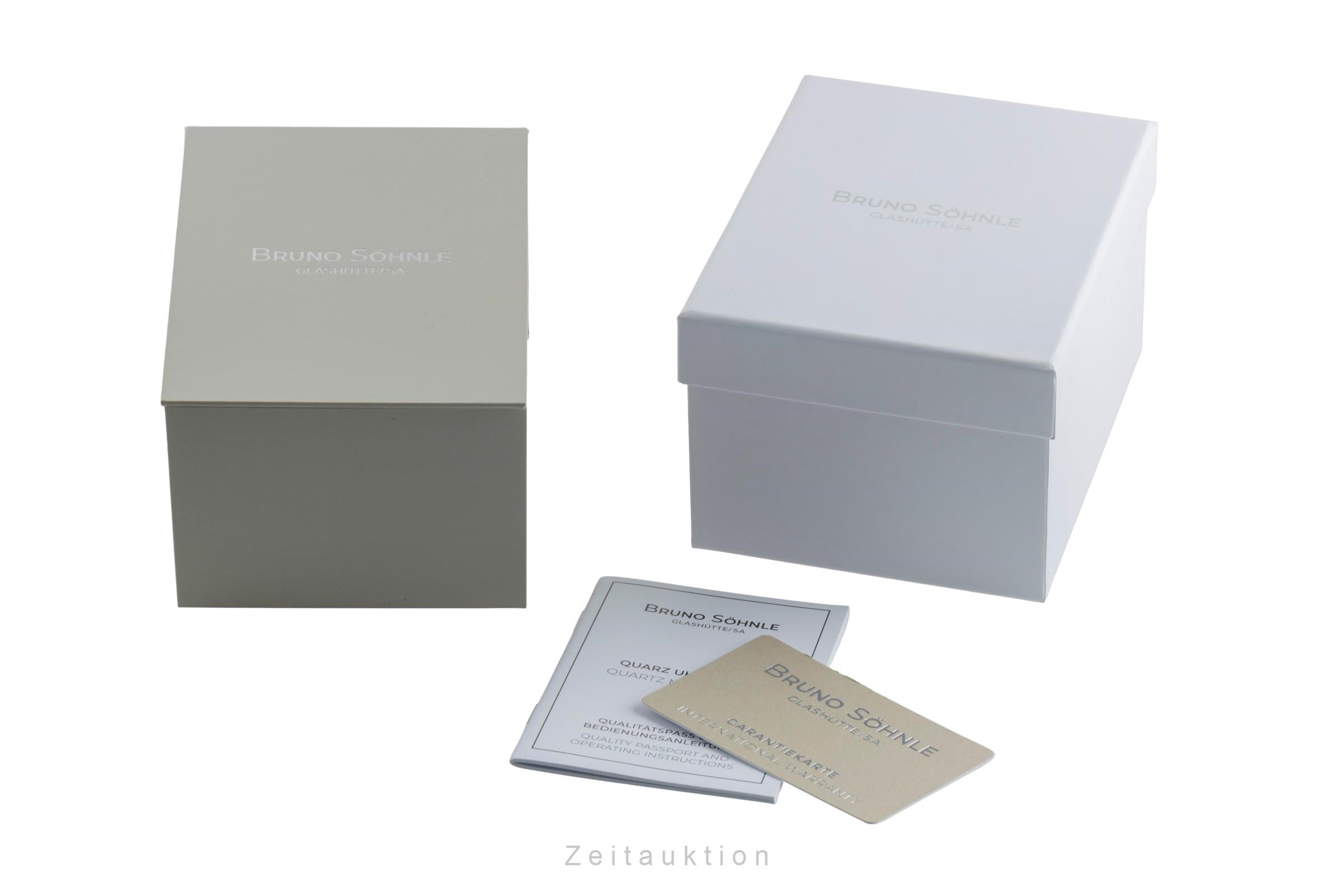 Bruno Söhnle Glashütte Merano Stahl Quarz Herrenuhr Ref. 17-13232-441 B&P NEU [2507284]
