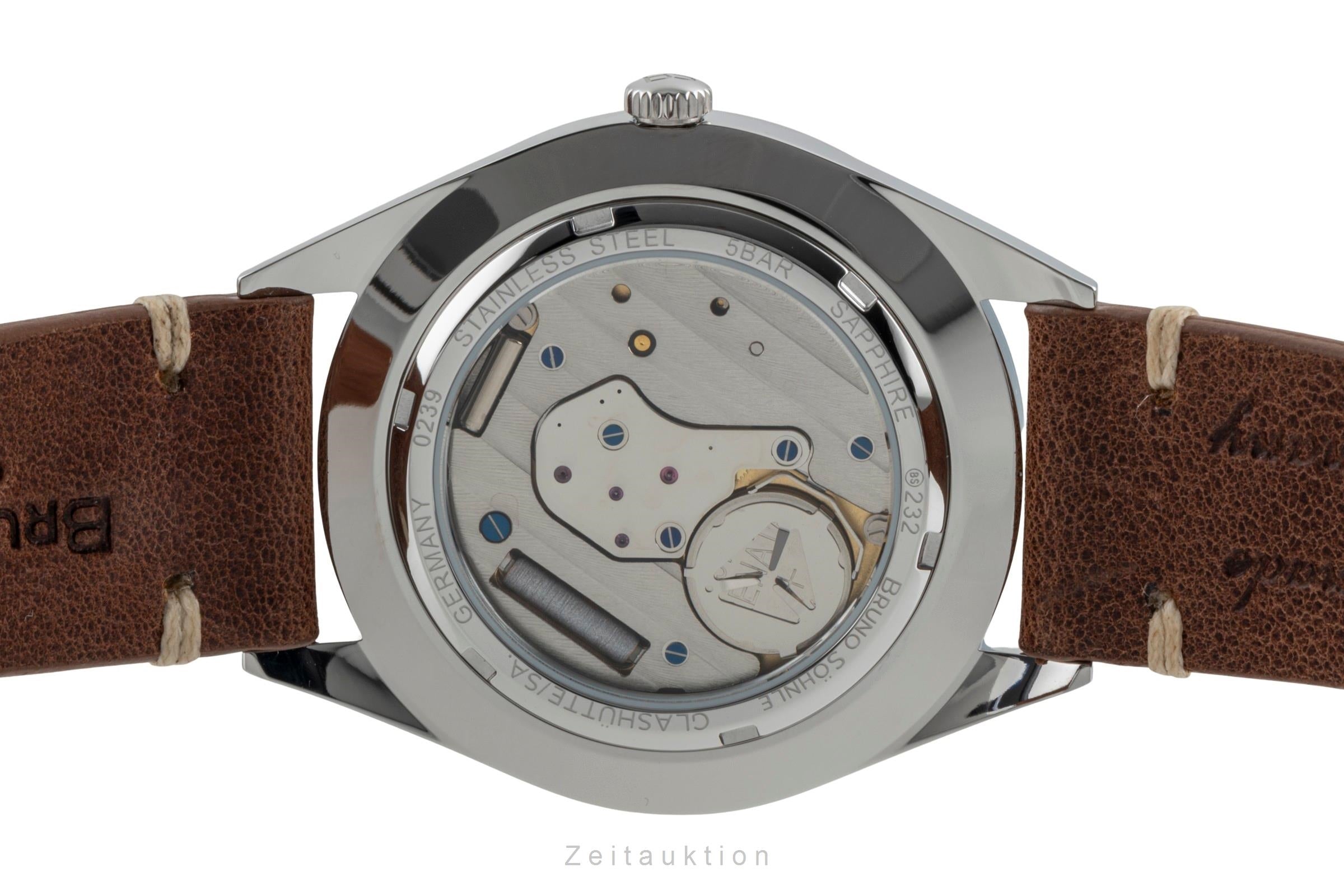 Bruno Söhnle Glashütte Merano Stahl Quarz Herrenuhr Ref. 17-13232-441 B&P NEU [2507284]