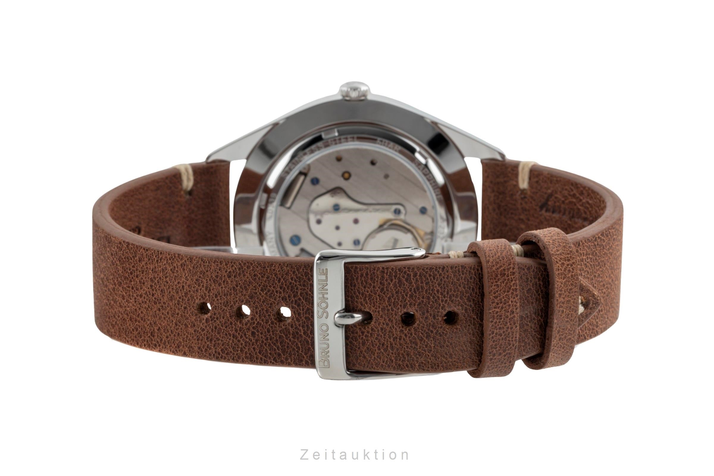 Bruno Söhnle Glashütte Merano Stahl Quarz Herrenuhr Ref. 17-13232-441 B&P NEU [2507284]