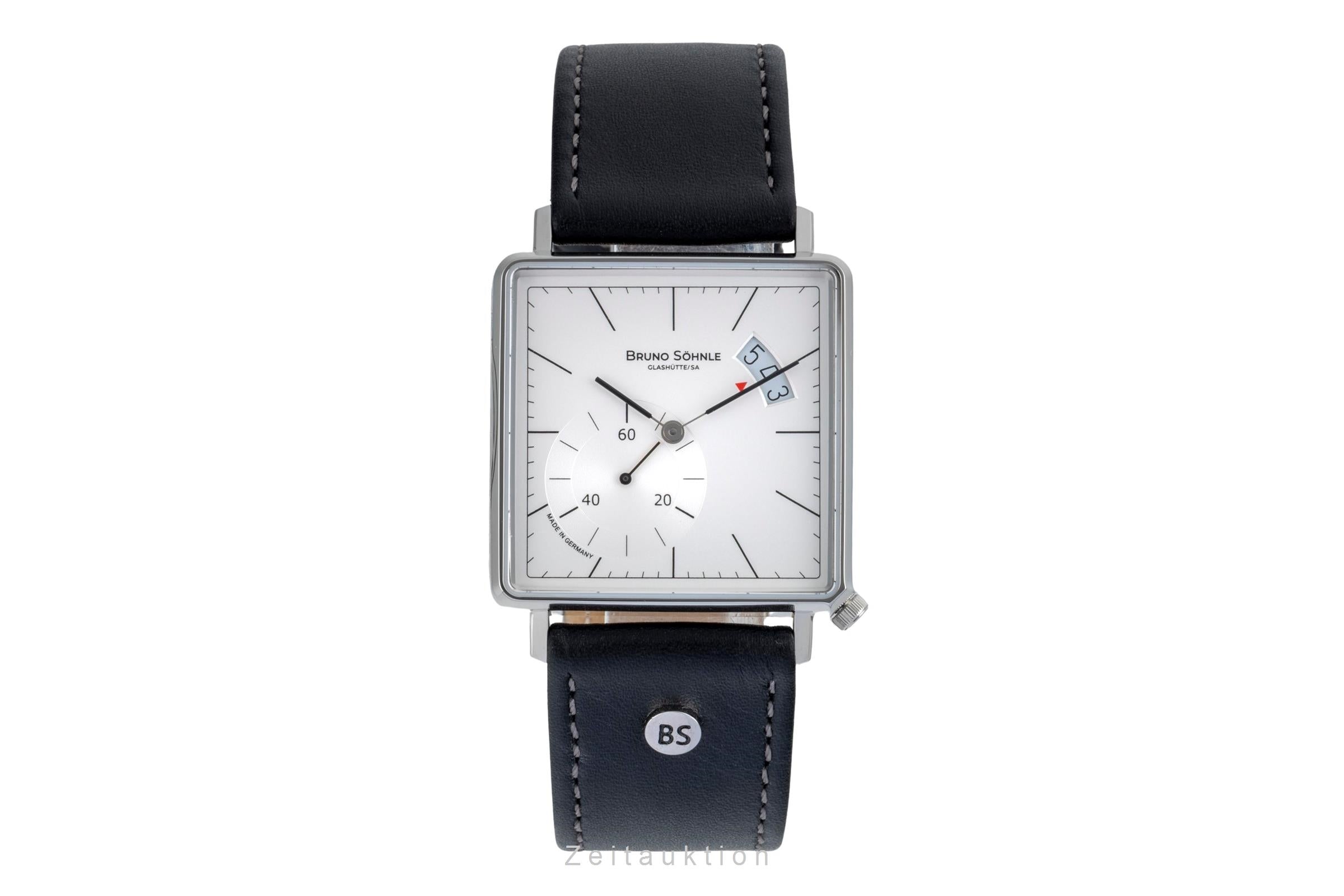 Bruno Söhnle Glashütte Rondo III Big steel quartz Ref. 17-13072
