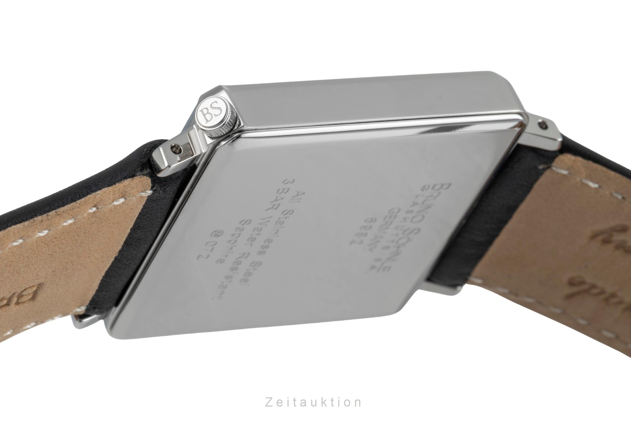 Bruno Söhnle Glashütte Rondo III Big steel quartz Ref. 17-13072