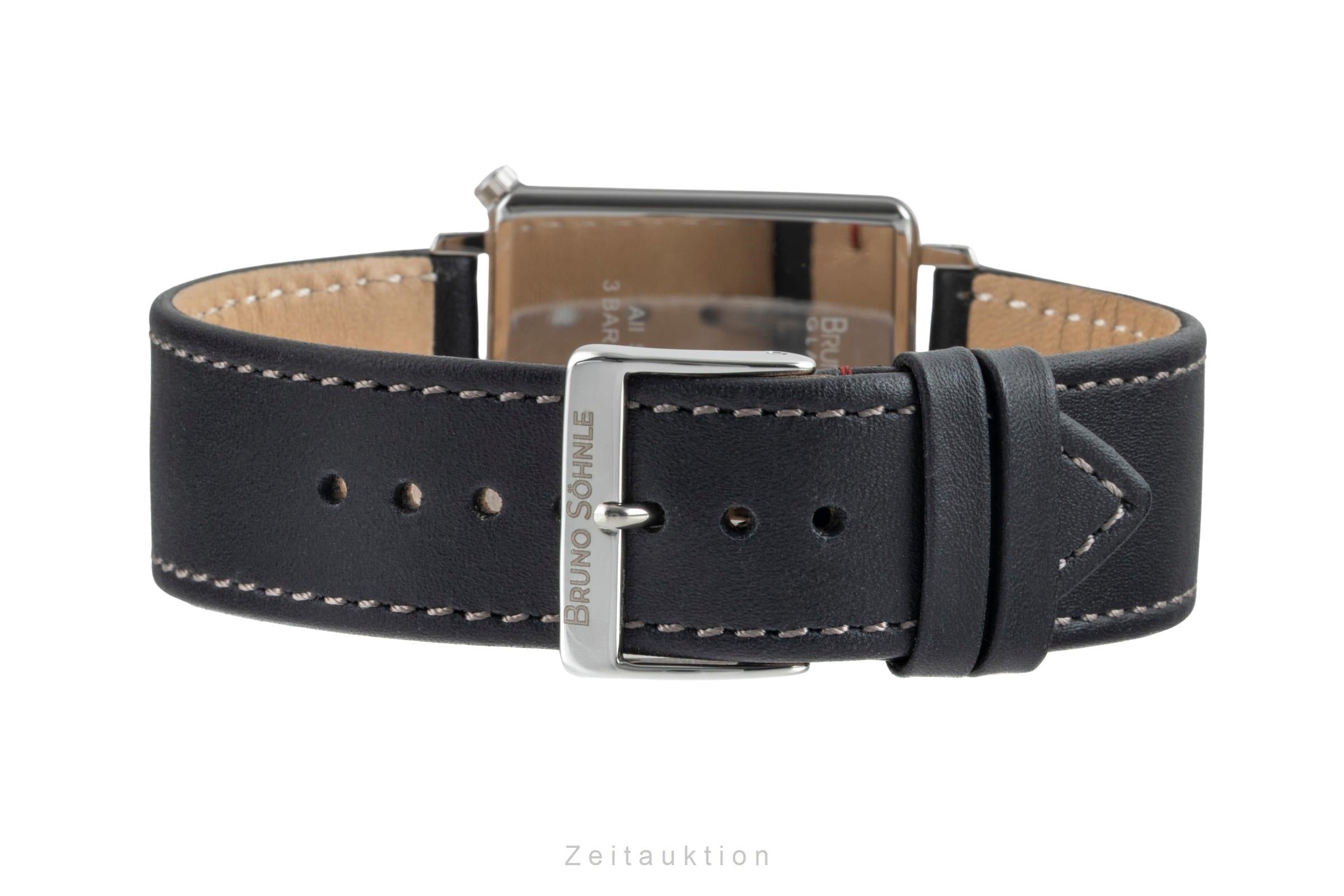 Bruno Söhnle Glashütte Rondo III Big steel quartz men's watch 17-13072-243  [2507285]