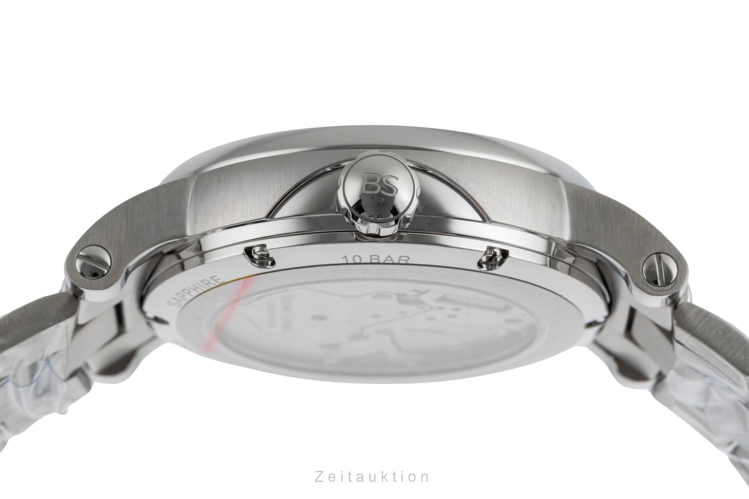 Bruno Söhnle Glashütte Pesaro I Stahl Quarz Herrenuhr Ref. 17-13073-346 B&P NEU [2507286]