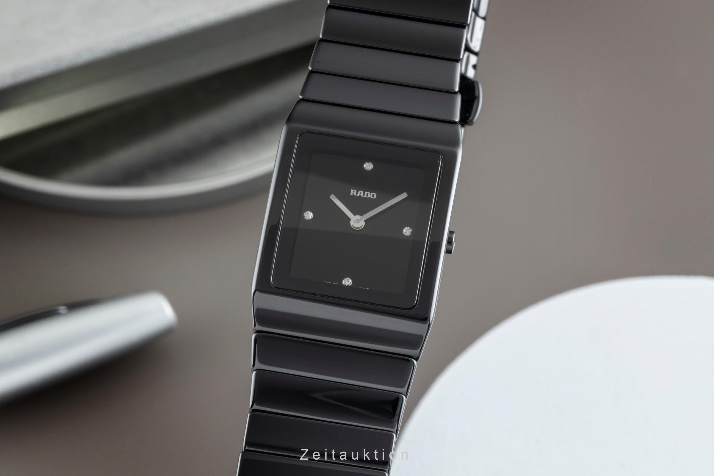 Rado Diastar Ceramica High Tech Keramik Damenuhr Diamons Ref. R21702722 Box [2507288]