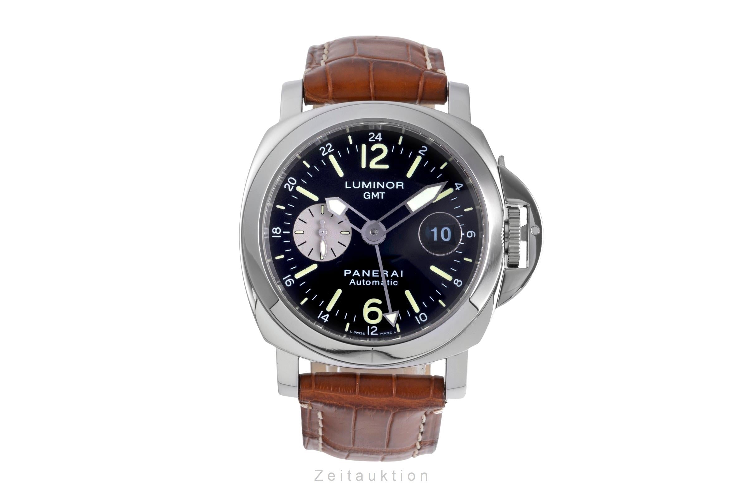 Panerai Luminor GMT steel automatic men's watch PAM00088  [2507289]