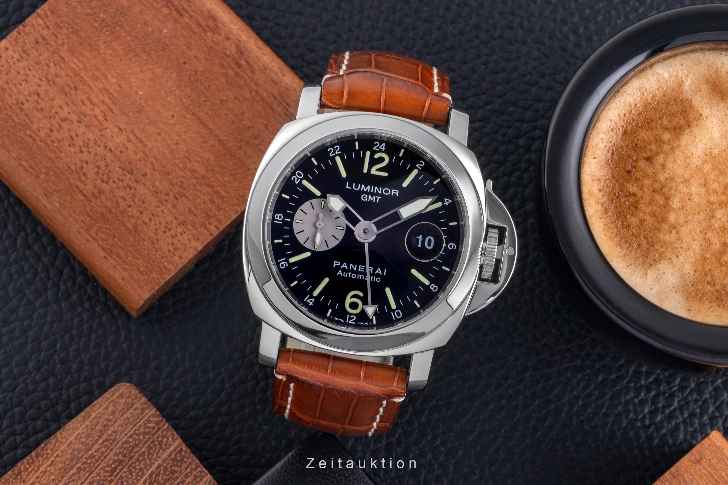 Panerai Luminor GMT steel automatic men's watch PAM00088  [2507289]