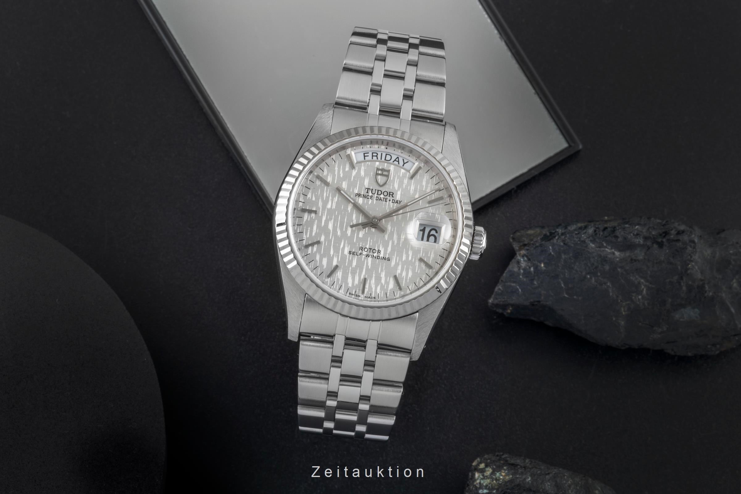 Tudor Date-Day acero / oro blanco automático reloj para caballeros 76214  [2507290]