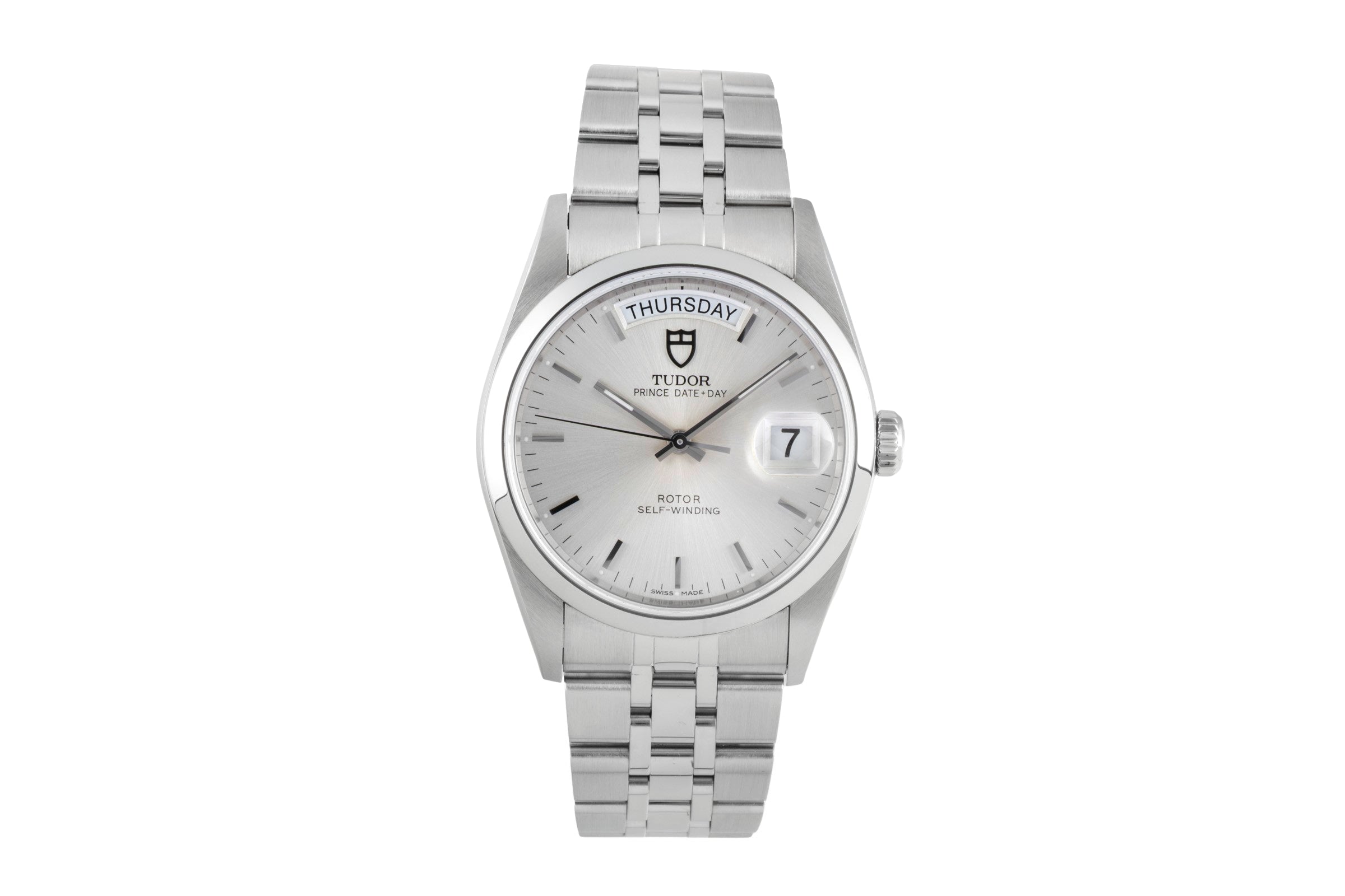 Tudor Prince Date Day Silver Dial Edelstahl Automatik Herren Ref. 76200 [2507291]