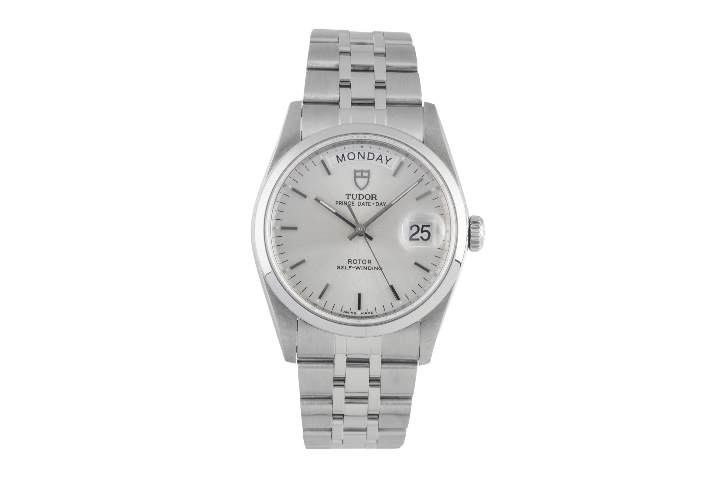 Tudor Date-Day steel automatic men's watch 76200  [2507292]