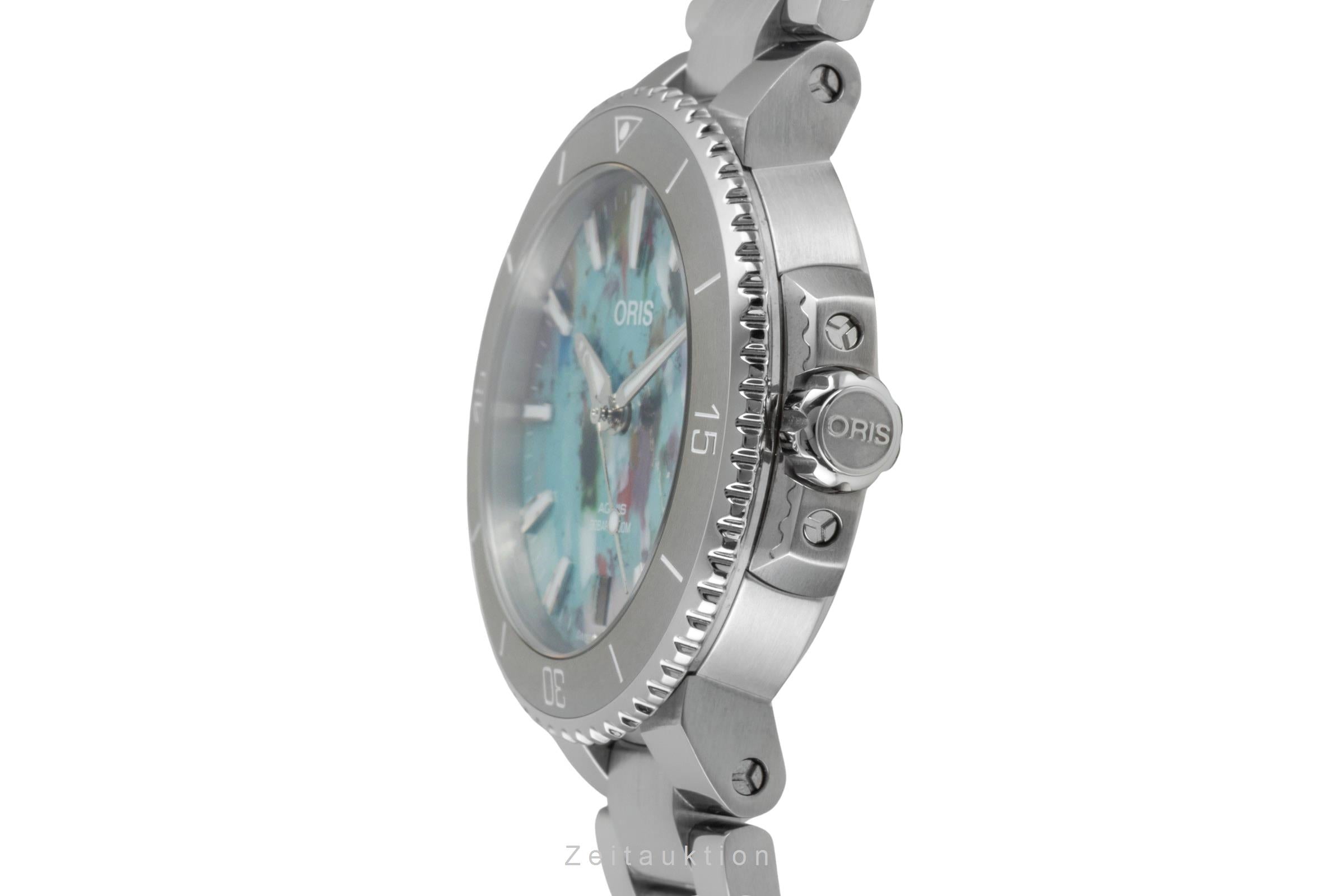 Oris Aquis Date Stahl Automatik Ref. 01 733 7770 4150-Set Box & Papiere 2025 [2507293]