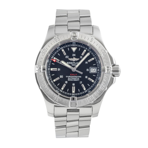 Breitling Colt Chronometer 500M Stahl Automatik Herrenuhr Ref. A17380 B&P 2008 [2507294]