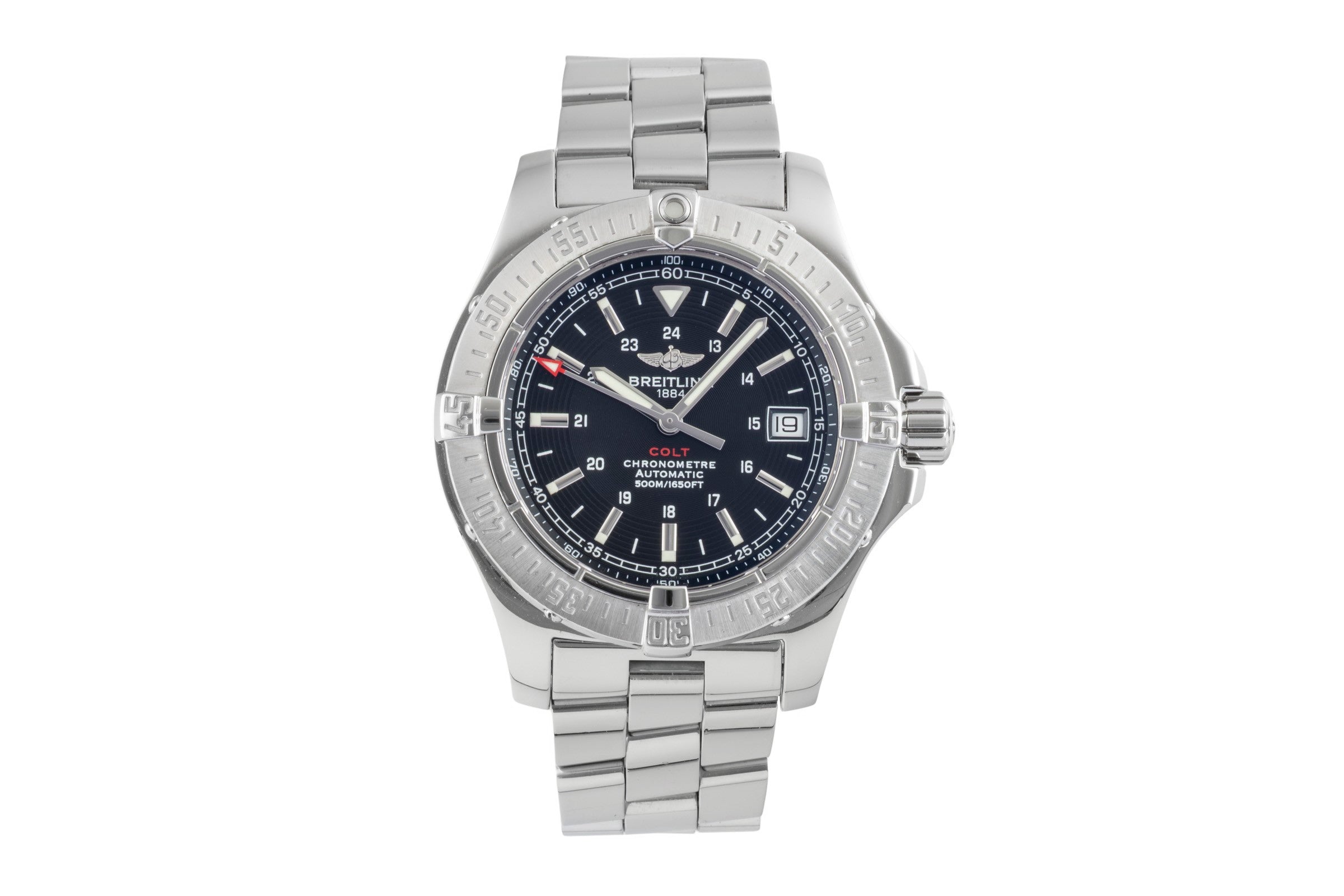 Breitling Colt Chronometer 500M Stahl Automatik Herrenuhr Ref. A17380 B&P 2008 [2507294]