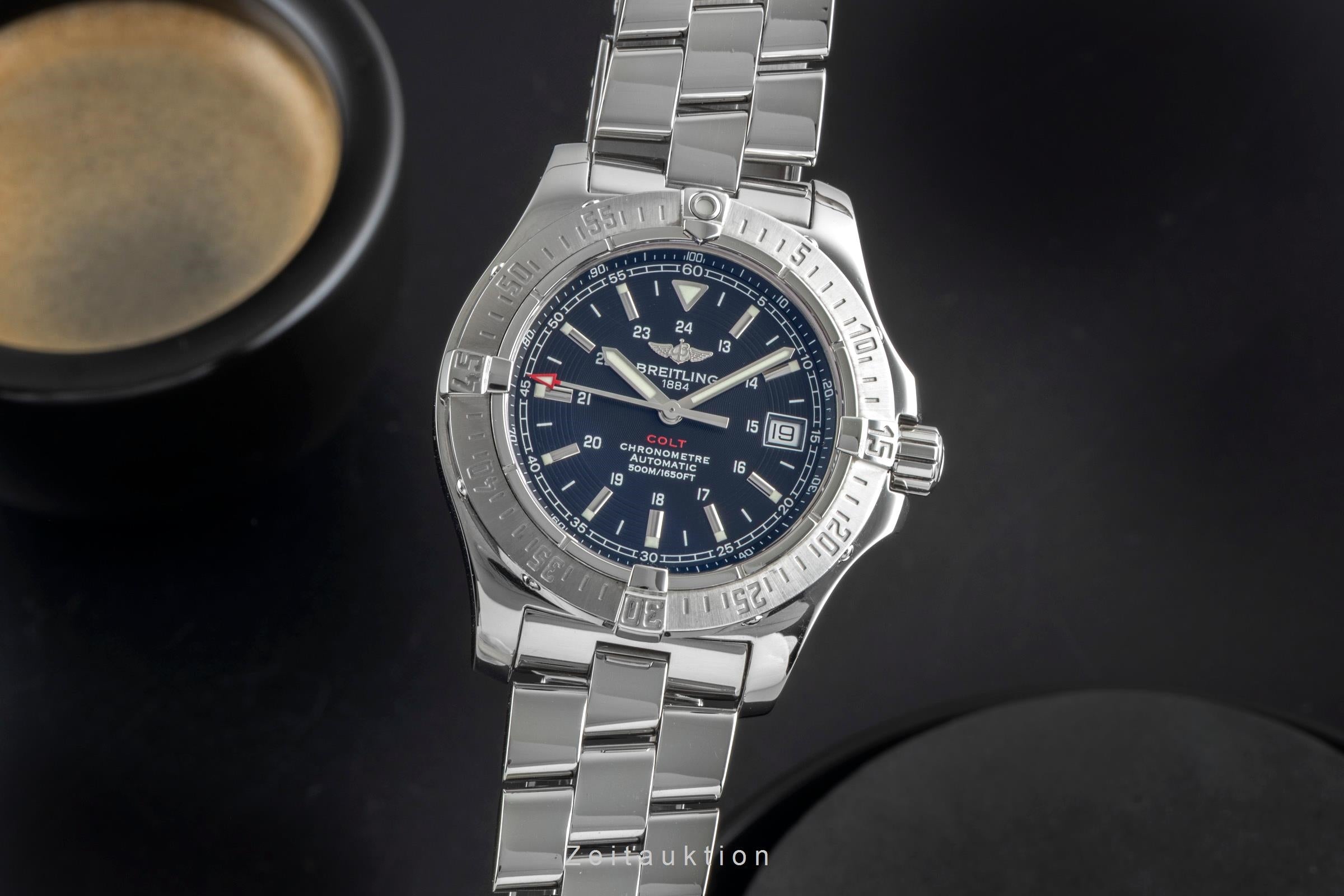 Breitling Colt Chronometer 500M Stahl Automatik Herrenuhr Ref. A17380 B&P 2008 [2507294]