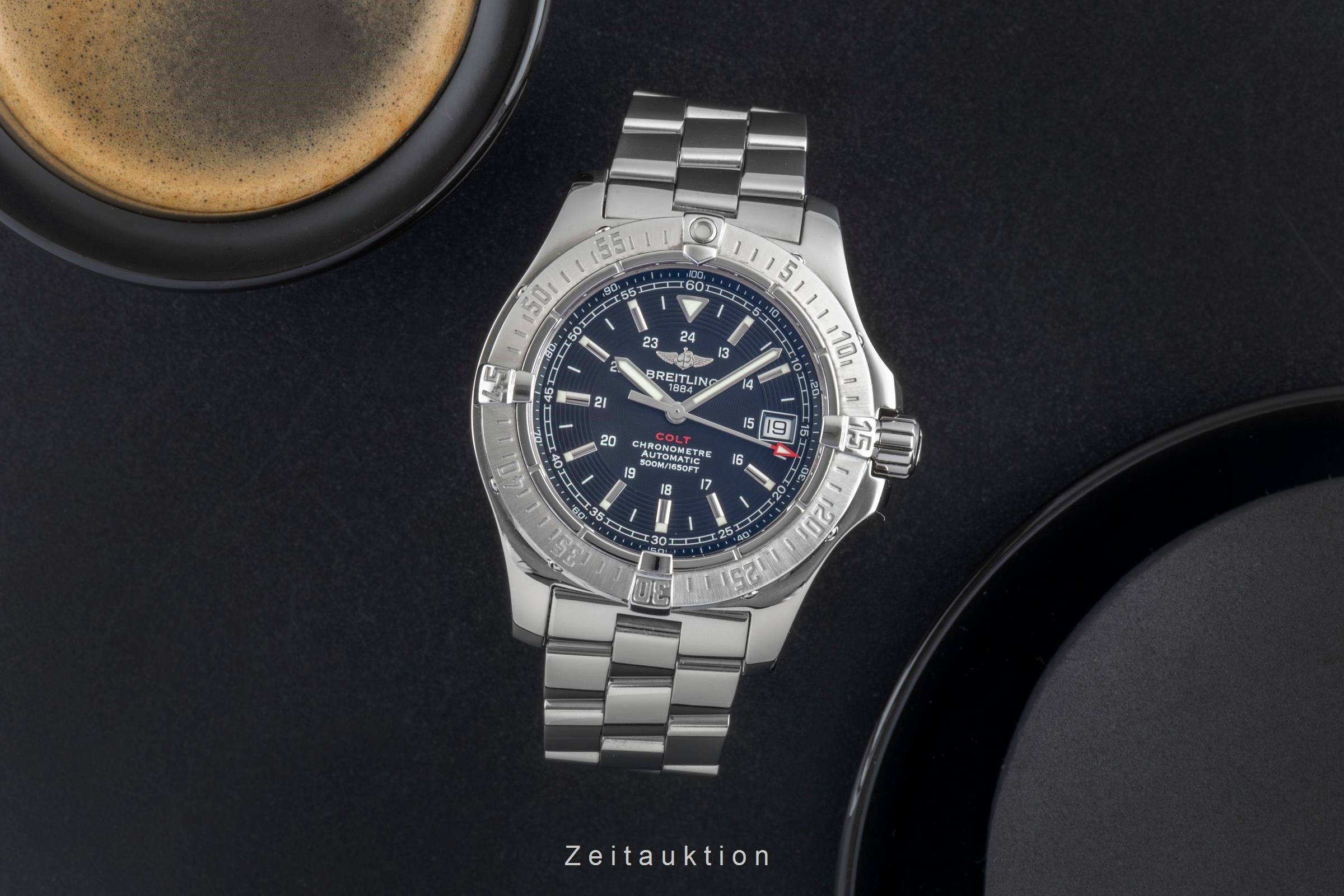 Breitling Colt Chronometer 500M Stahl Automatik Herrenuhr Ref. A17380 B&P 2008 [2507294]