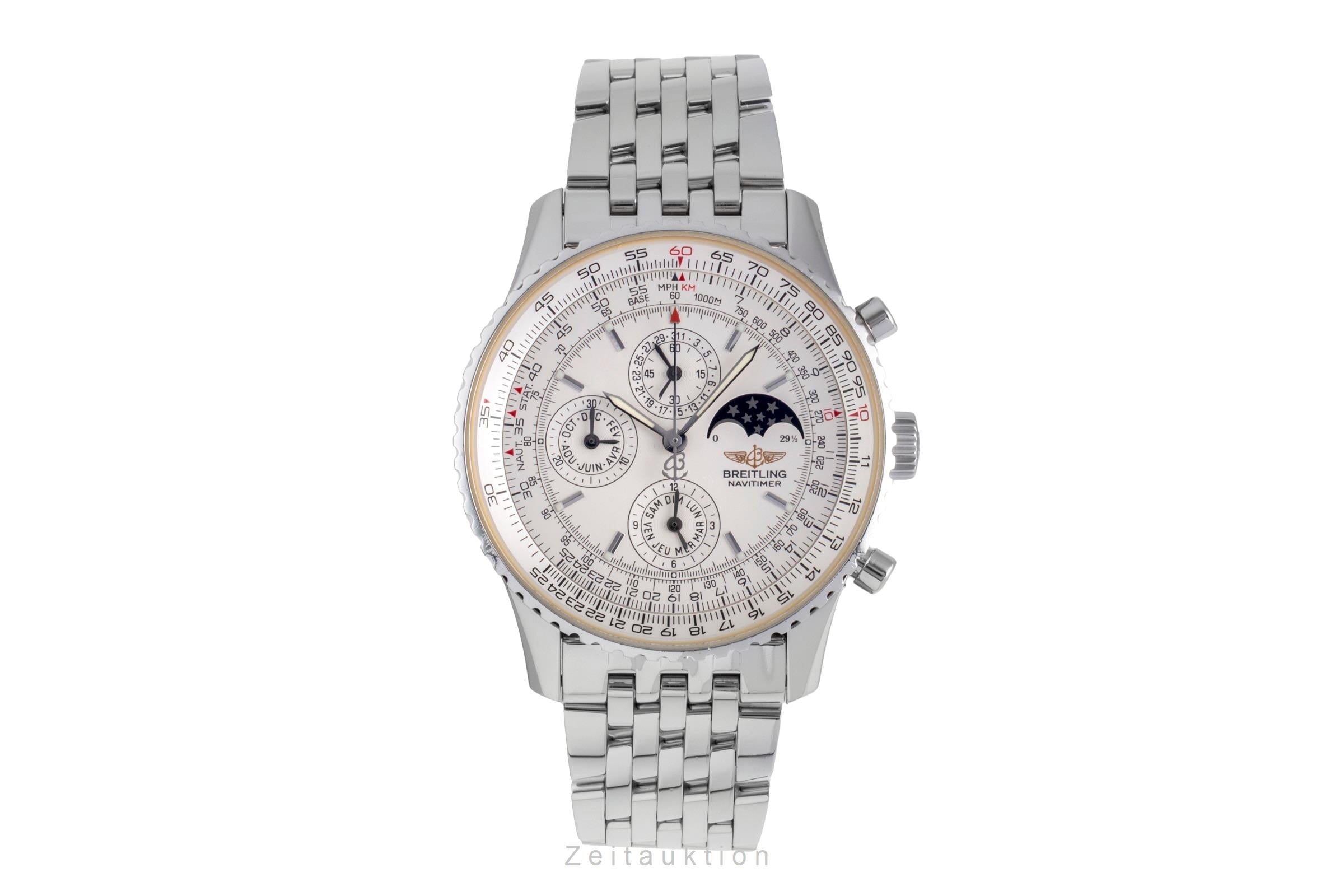 Breitling Navitimer chronograph steel automatic Kal. B19 Ref
