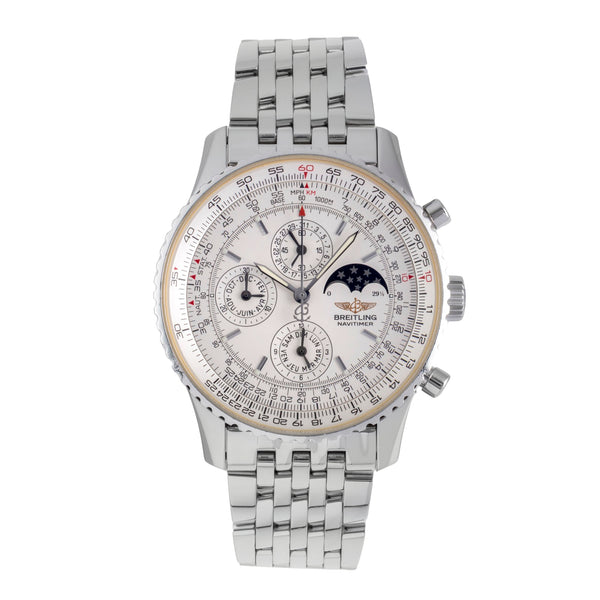 Breitling Navitimer chronograph steel automatic men's watch A19340  [2507296]