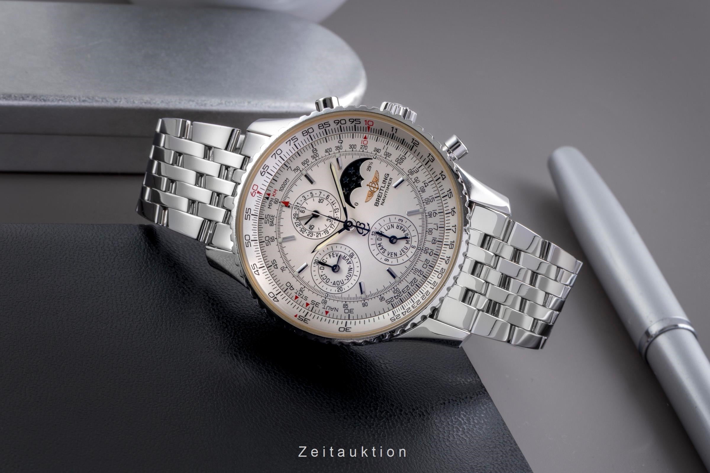 Breitling Navitimer chronograph steel automatic men's watch A19340  [2507296]