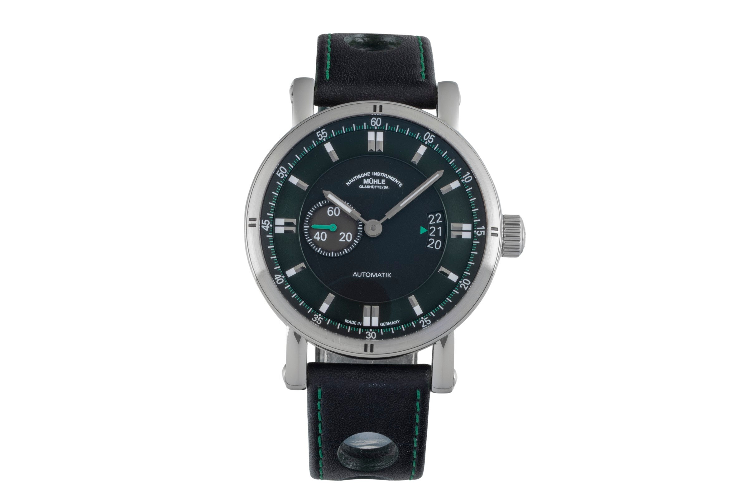 Mühle Glashütte Teutonia II Racing Green Stahl Automatik Ref. M1-29-74-LB-S  [2507301]