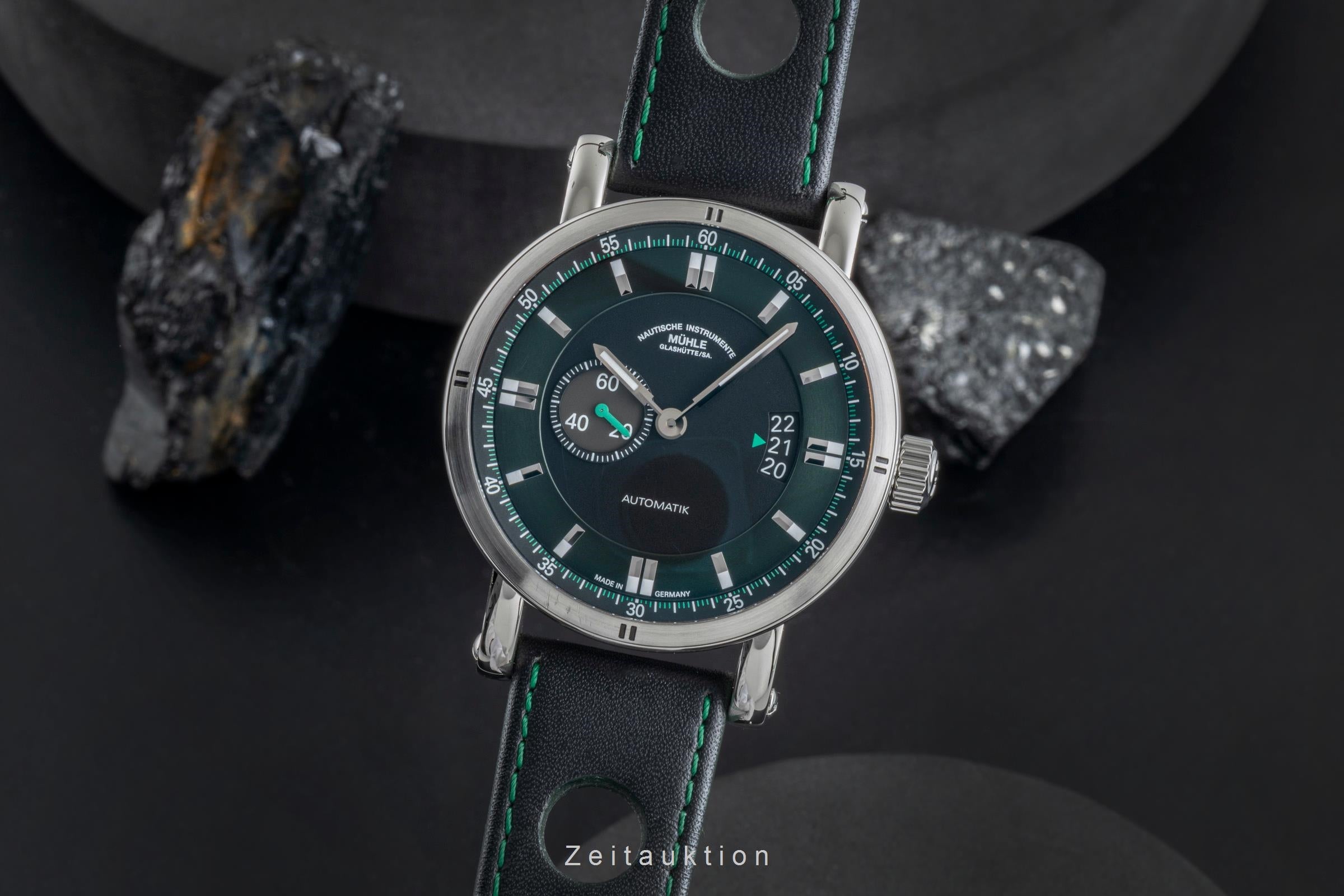 Mühle Glashütte Teutonia II Racing Green Stahl Automatik Ref. M1-29-74-LB-S  [2507301]