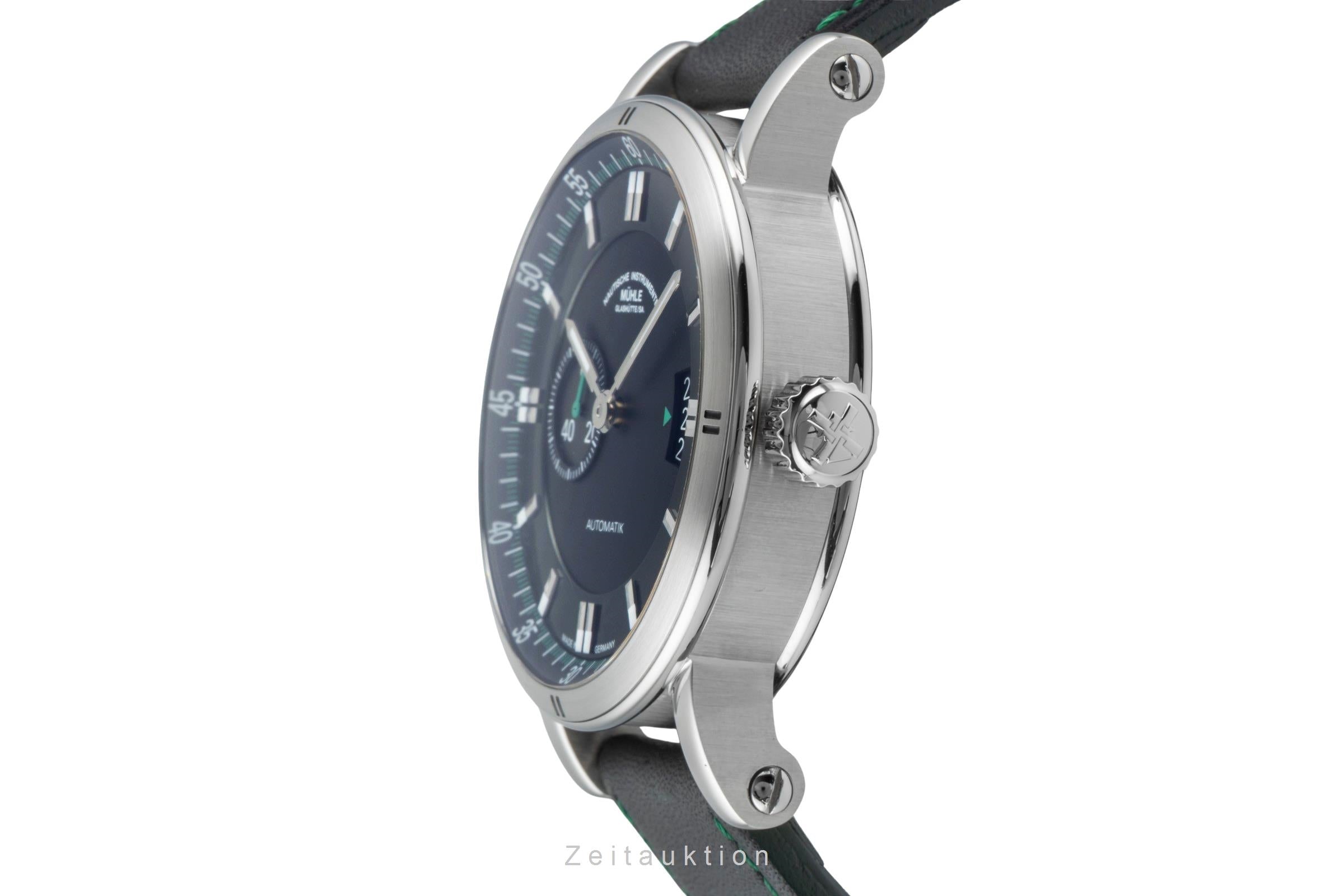 Mühle Teutonia II acero automático reloj para caballeros M1-29-74-LB-S LP: 2550EUR  [2507301]