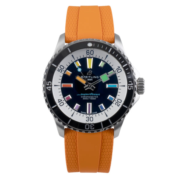 Breitling Superocean 42 Stahl Automatik Herrenuhr Ref. A17375 NP: 5350,- € B&P  [2507302]