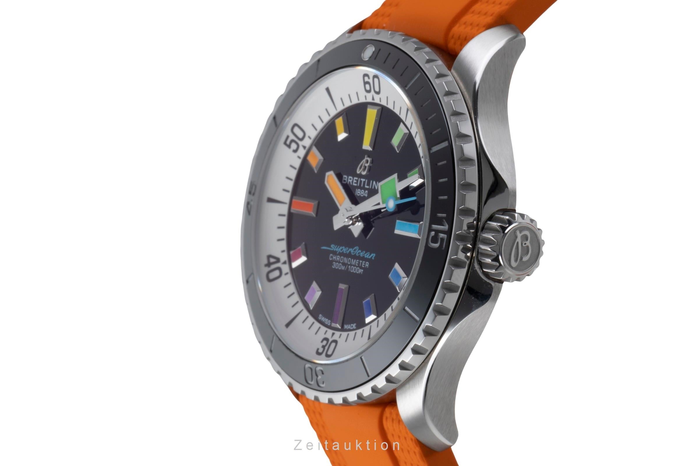 Breitling Superocean 42 Stahl Automatik Herrenuhr Ref. A17375 NP: 5350,- € B&P  [2507302]