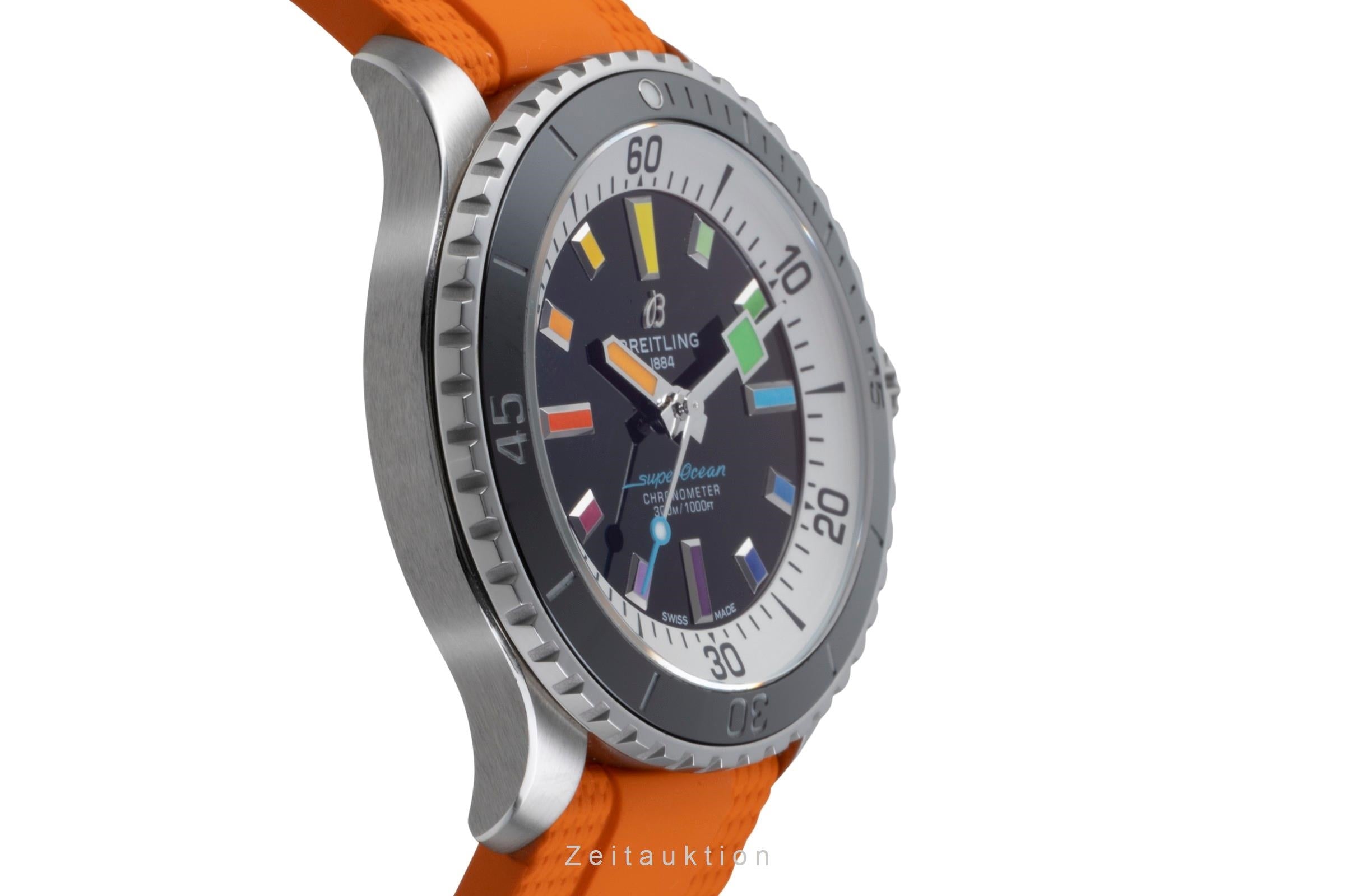 Breitling Superocean 42 Stahl Automatik Herrenuhr Ref. A17375 NP: 5350,- € B&P  [2507302]