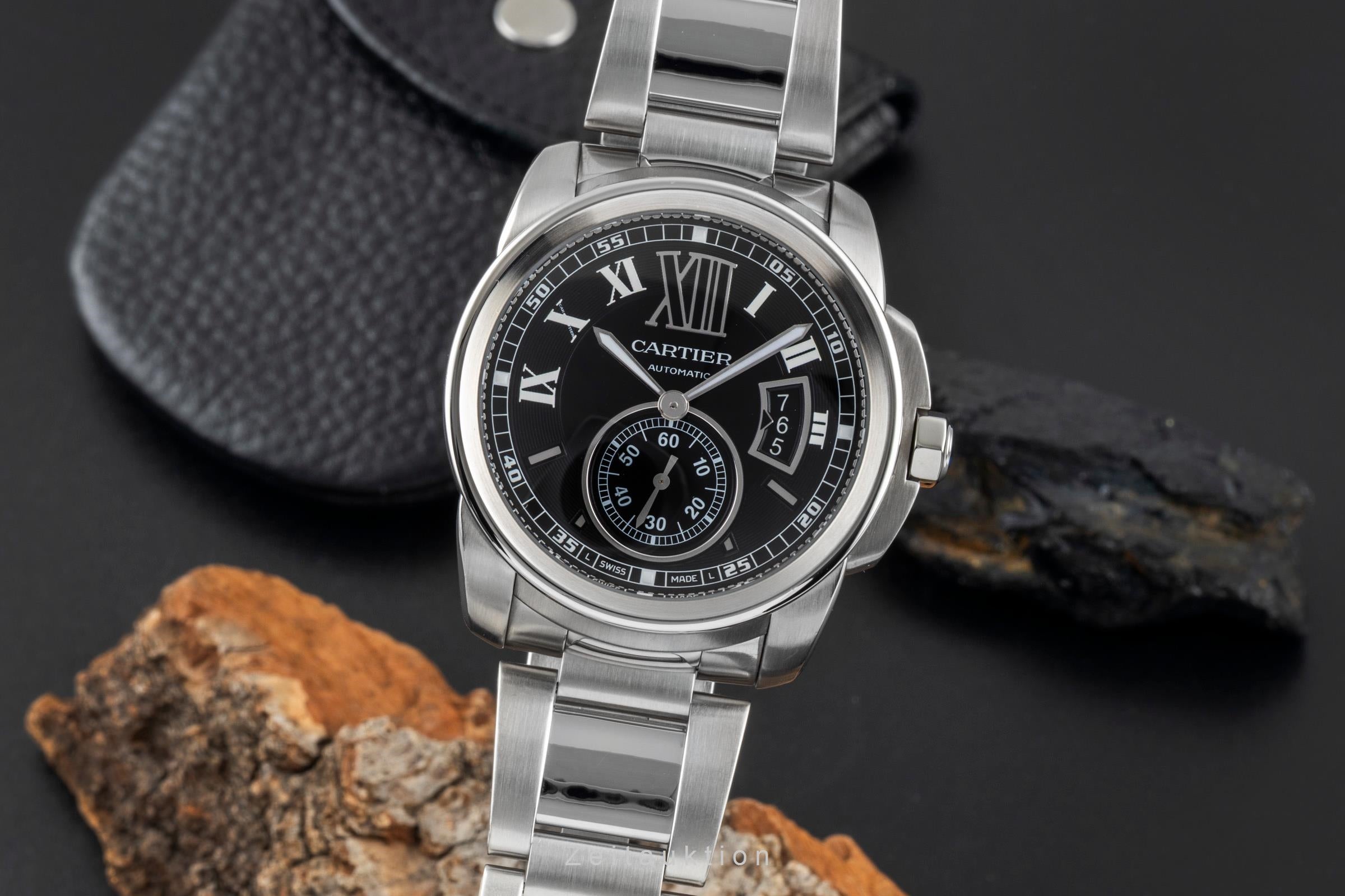 Cartier Calibre de Cartier steel automatic men's watch W7100041  [2507304]