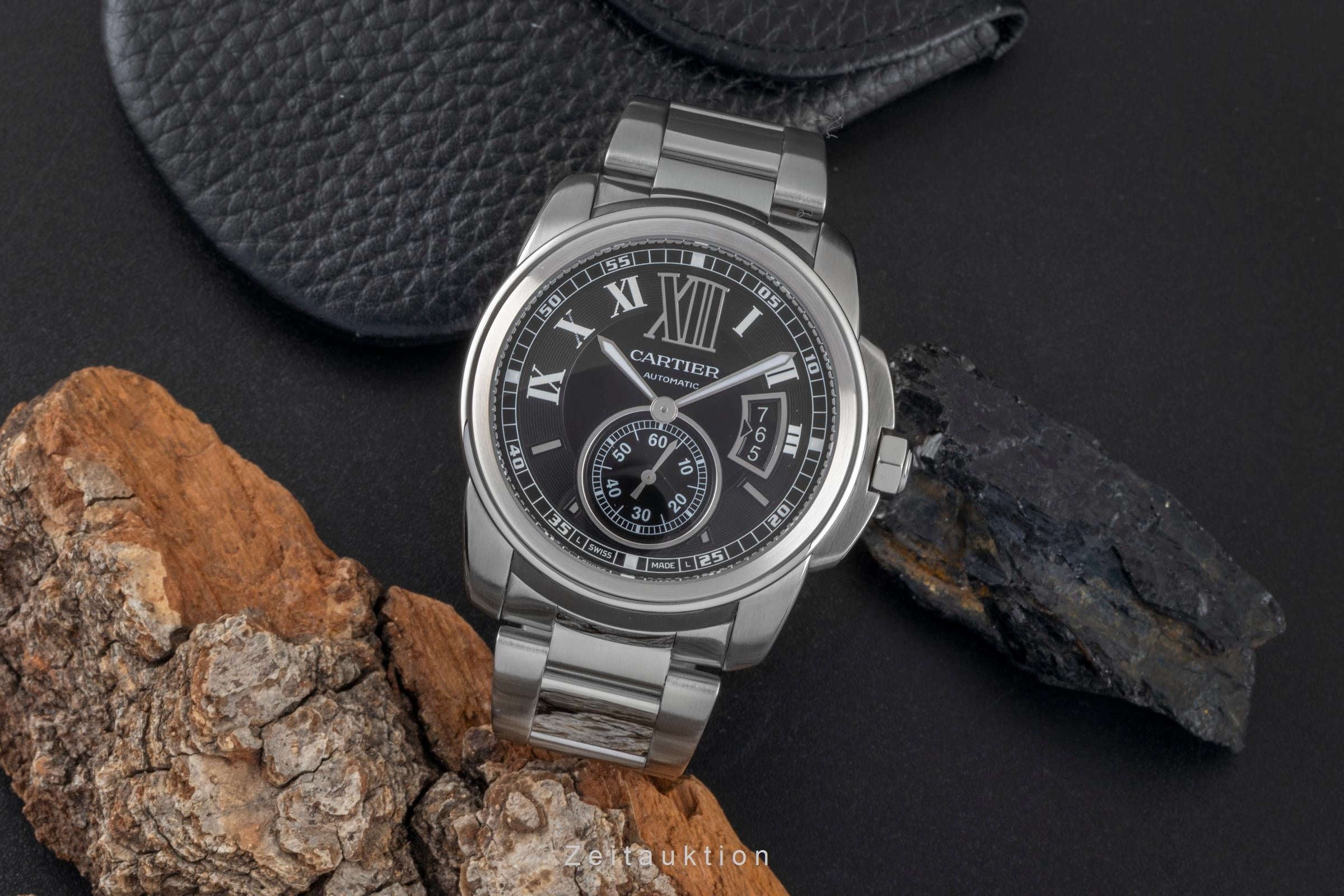 Cartier Calibre de Cartier steel automatic men's watch W7100041  [2507304]