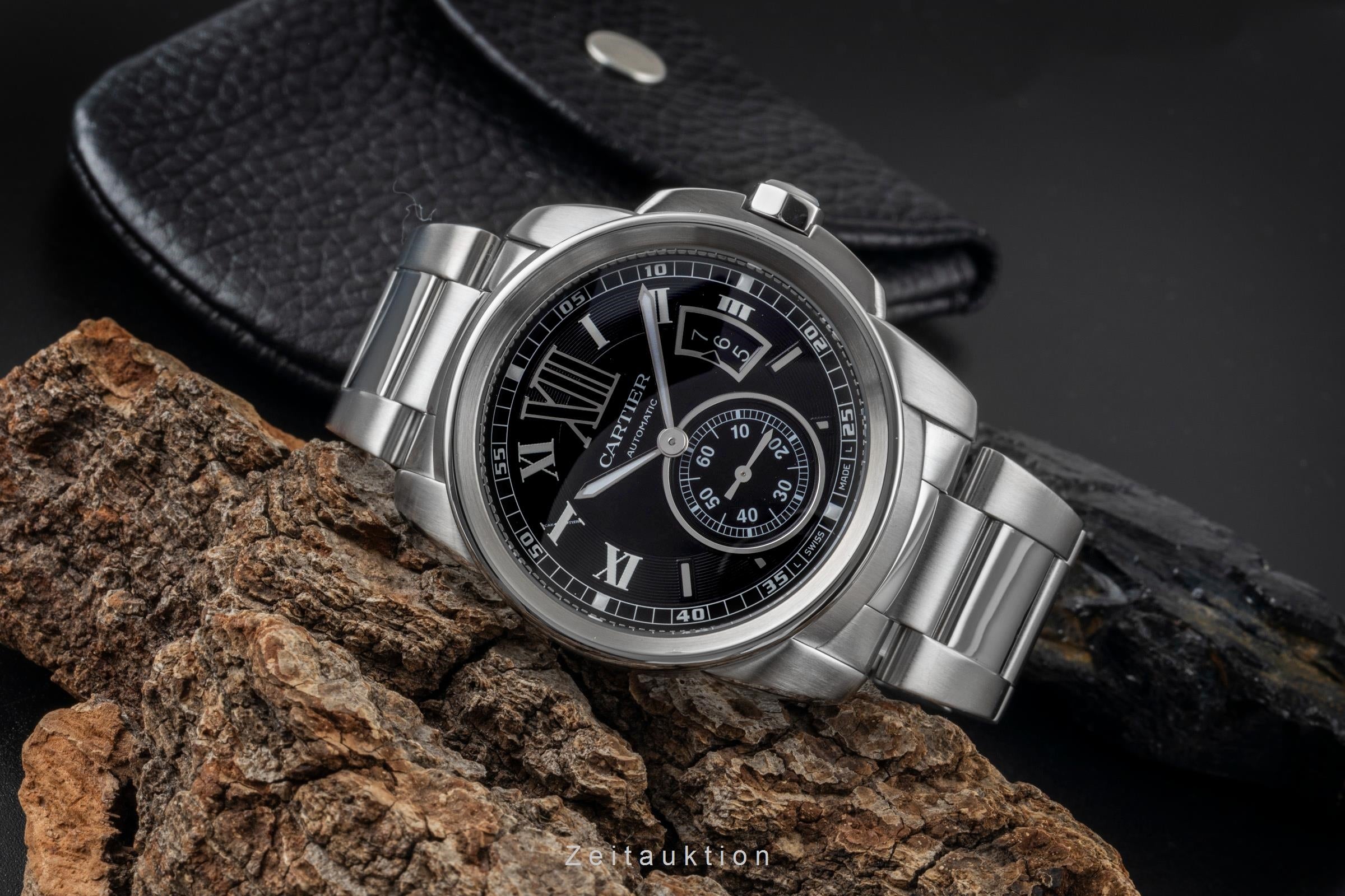 Cartier Calibre de Cartier steel automatic men's watch W7100041  [2507304]