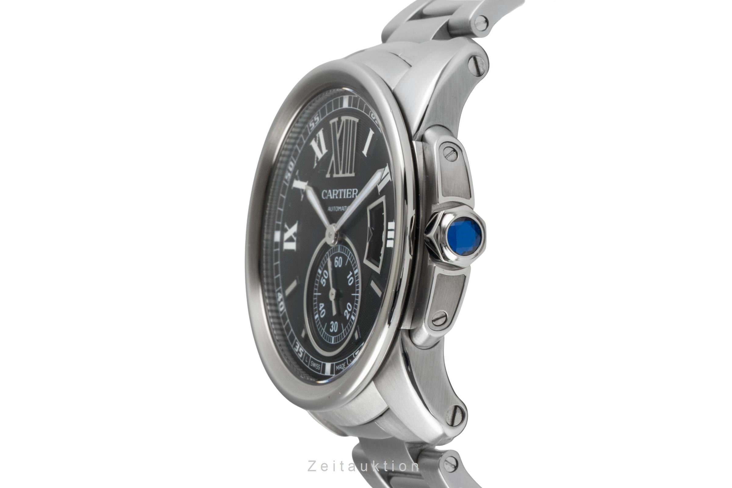 Cartier Calibre de Cartier steel automatic men's watch W7100041  [2507304]