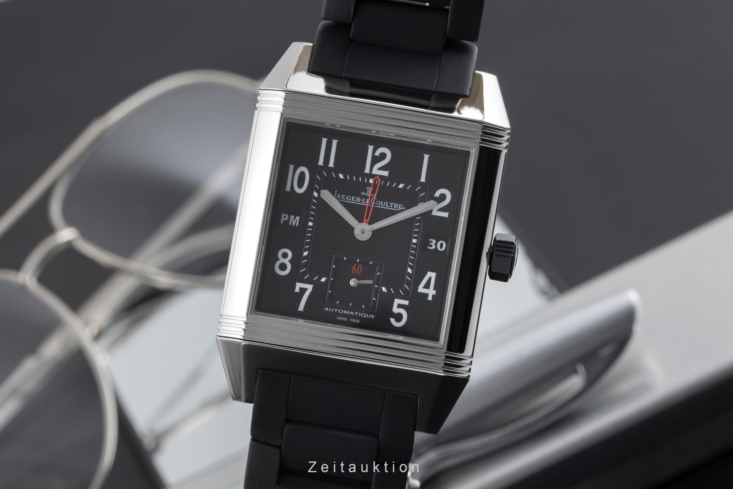 Jaeger LeCoultre Reverso Squadra Hometime Stahl Automatik Ref. Q700867P Box  [2507305]
