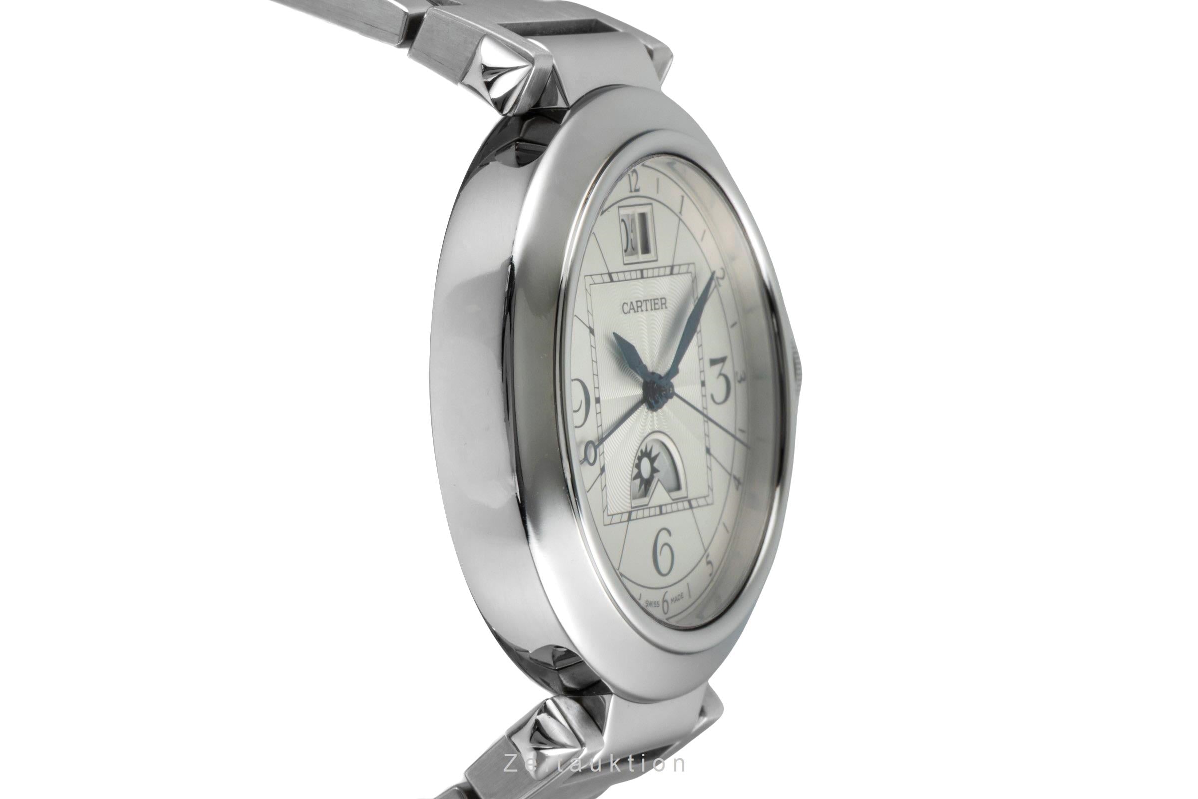 Cartier Pasha XL Automatik Night & Day Edelstahl Herrenuhr Ref. W31093M7  [2507309]