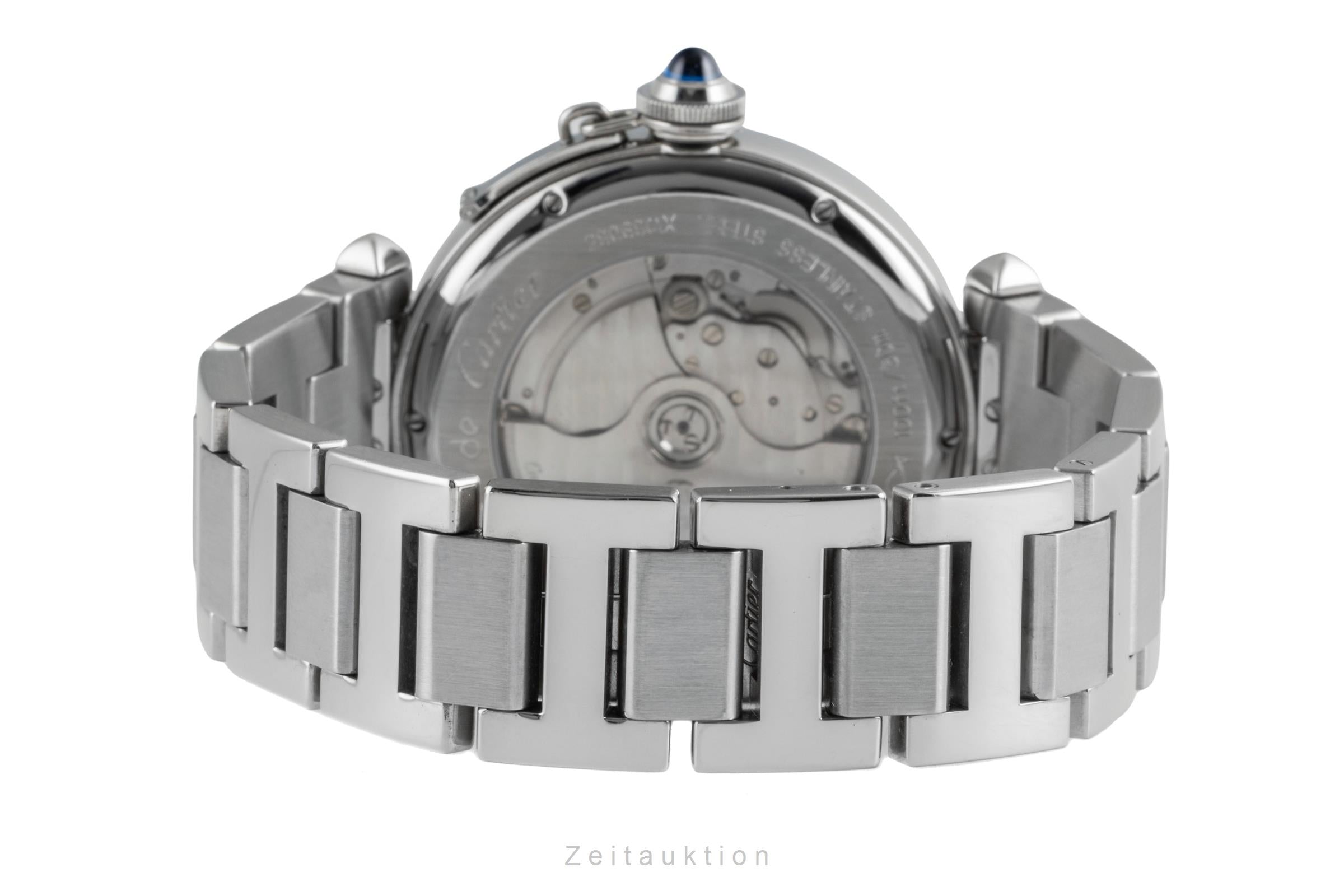 Cartier Pasha XL Automatik Night & Day Edelstahl Herrenuhr Ref. W31093M7  [2507309]
