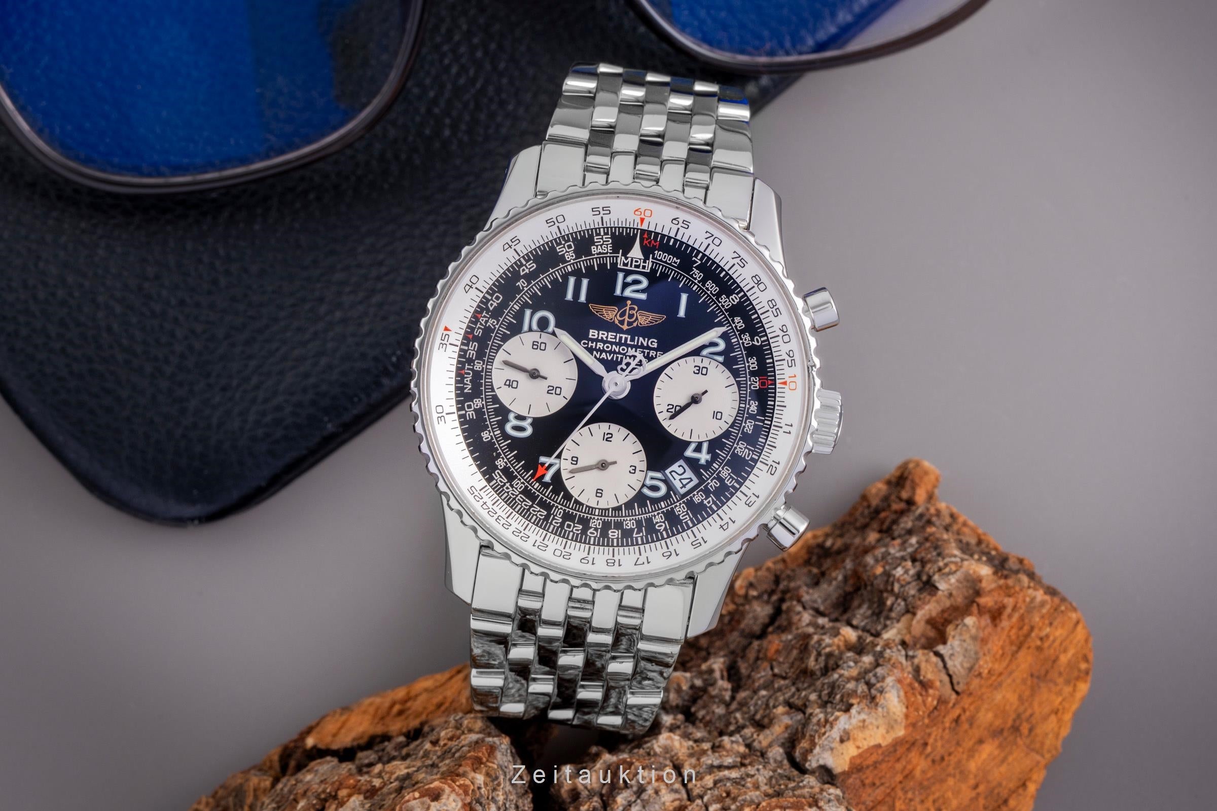 Breitling Navitimer chronograph steel automatic Kal. B23 Ref