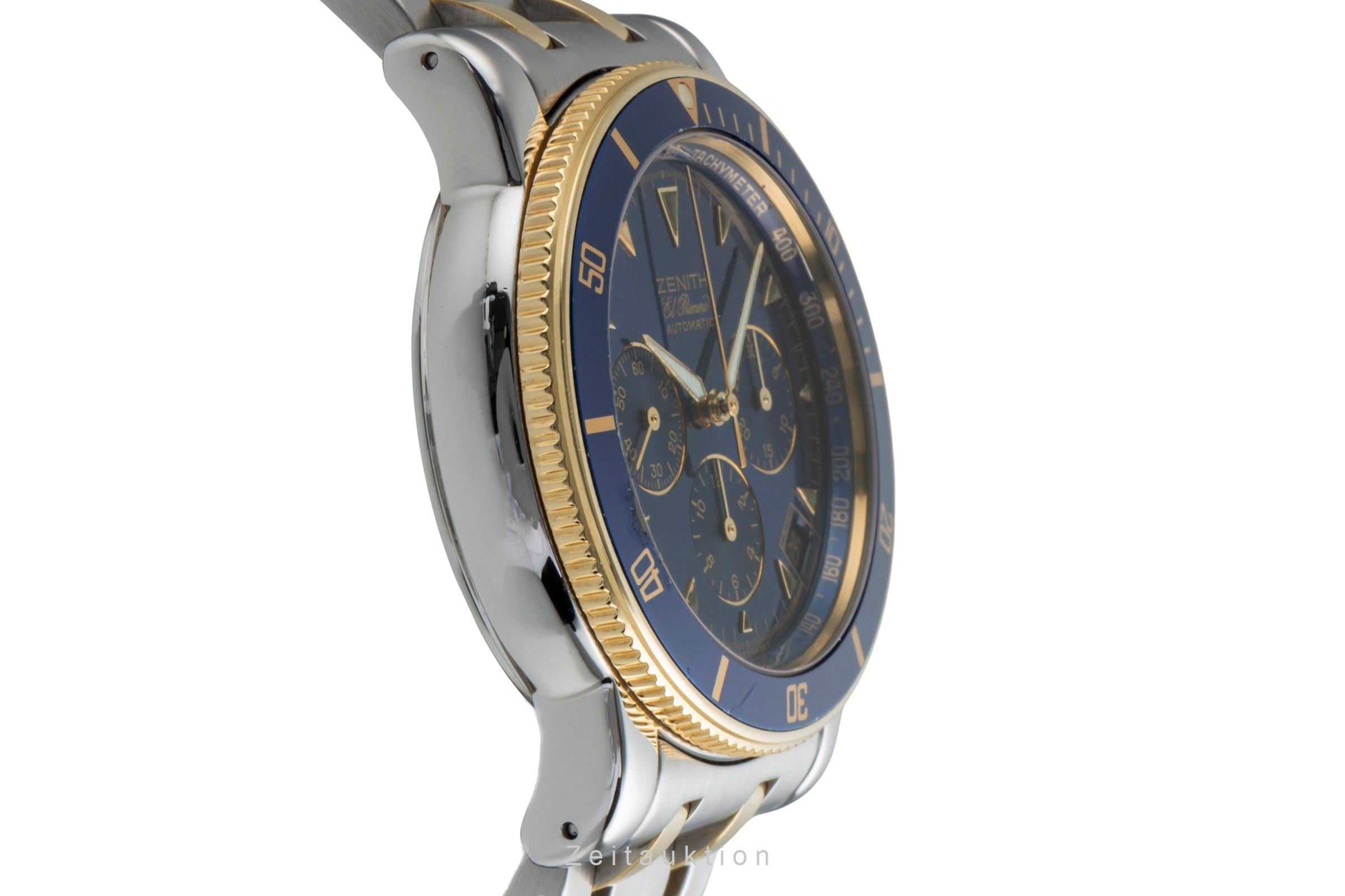 Zenith Rainbow chronographe acier / or  automatique montre pour hommes 15/53-0470-400  [2507312]