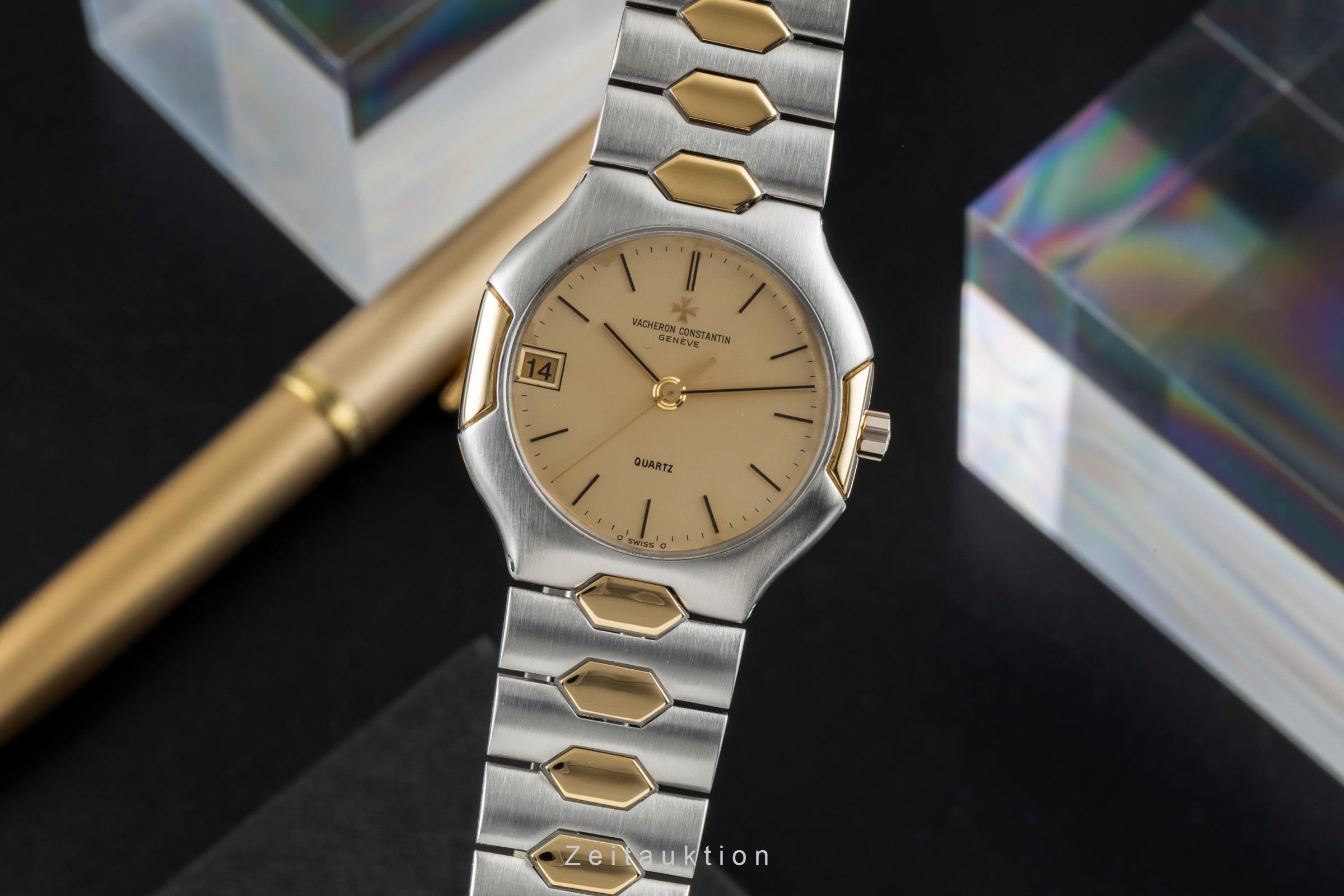 Vacheron & Constantin steel / gold quartz unisex 73001/946 Vintage  [2507313]