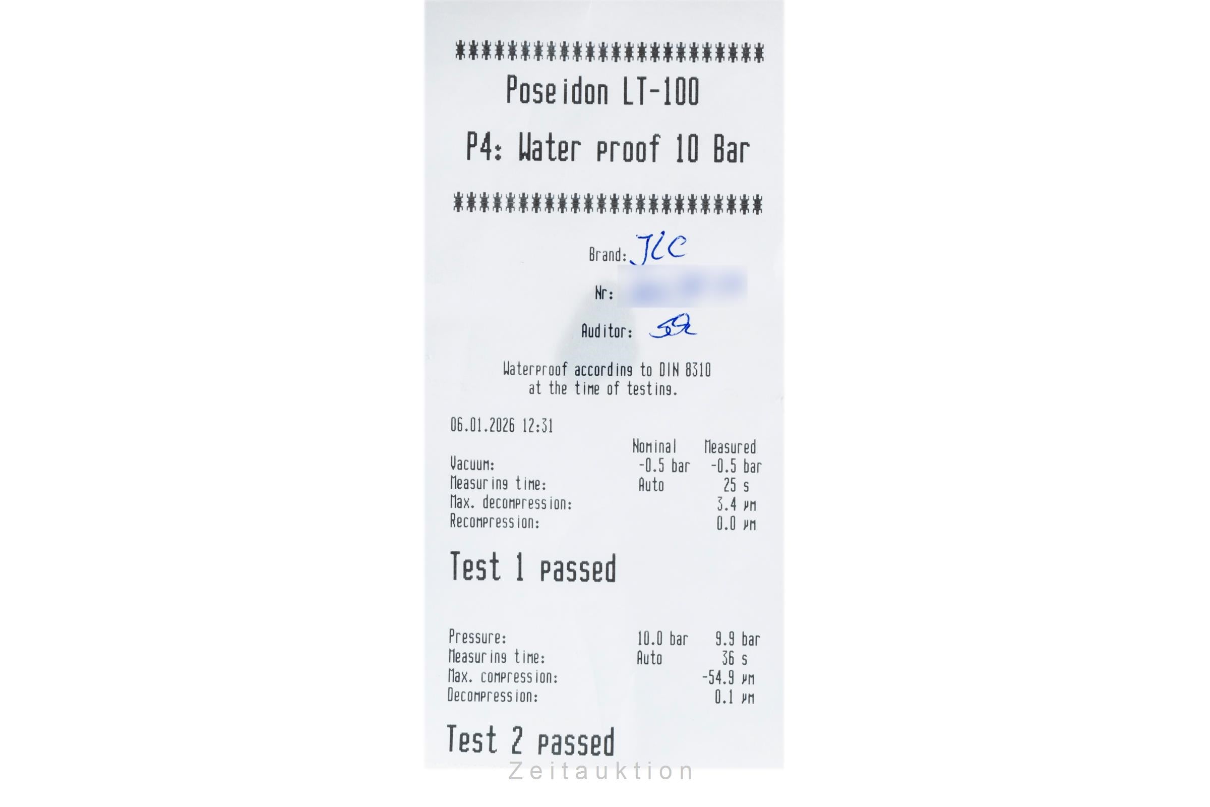 Jaeger LeCoultre Polaris steel automatic men's watch Q906863J , 857.8.A0.S LP: 11900EUR  [2507314]