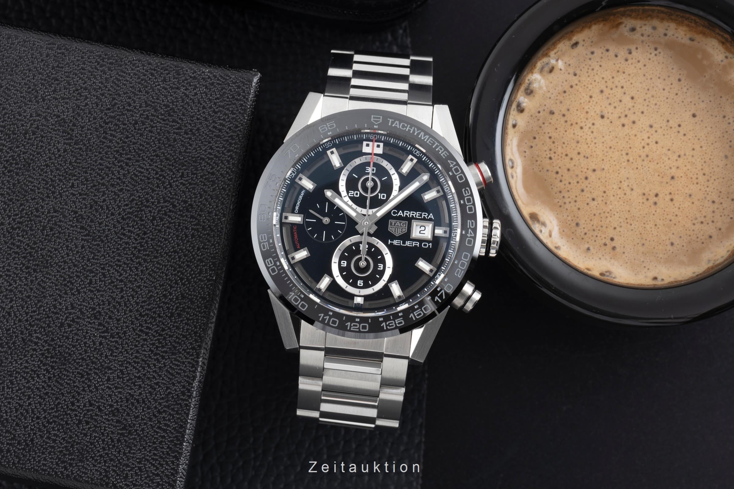 Tag Heuer Carrera chronograph steel automatic men's watch CAR201Z.BA0714  [2507317]