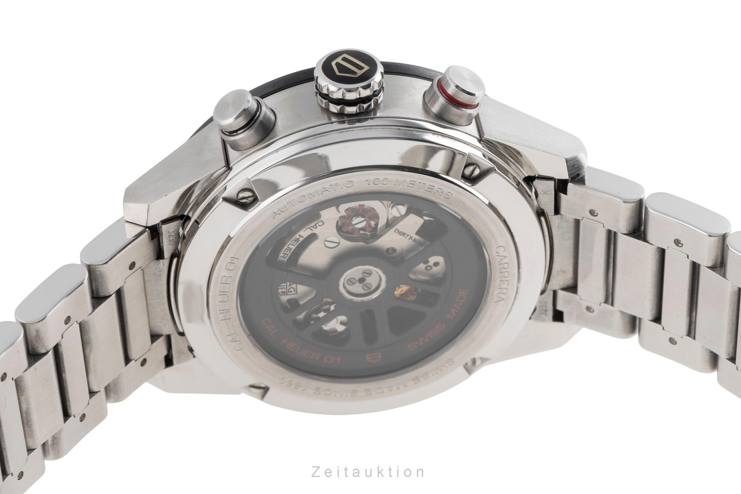 Tag Heuer Carrera chronograph steel automatic men's watch CAR201Z.BA0714  [2507317]