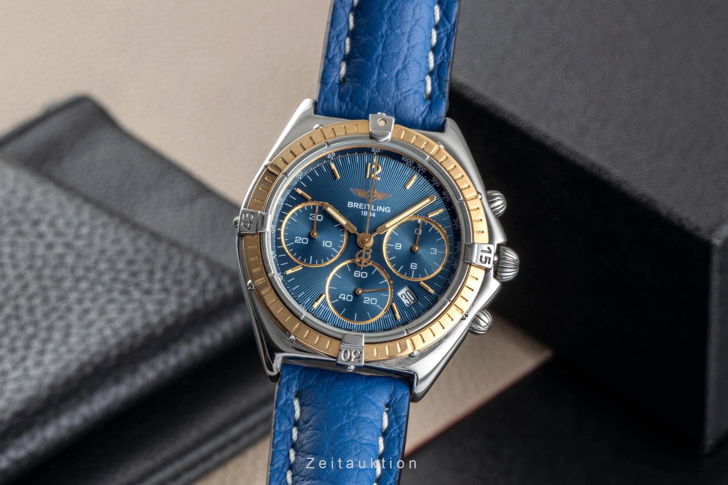 Breitling Windrider chronograph steel / gold quartz Kal. 1270 Ref