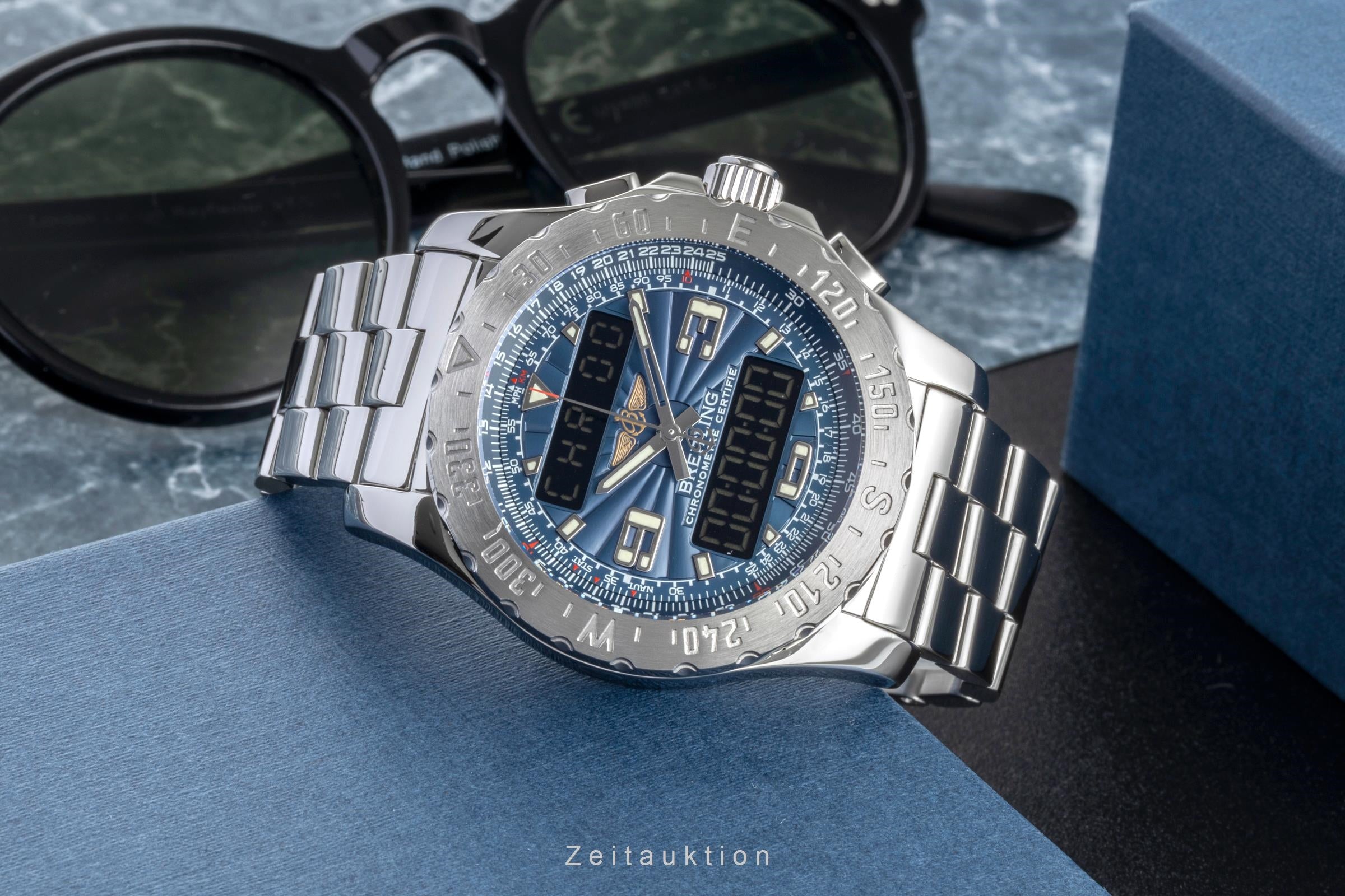 Breitling Airwolf Chronograph Black Dial Edelstahl Quarz Herrenuhr Ref. A78363 [2507319]